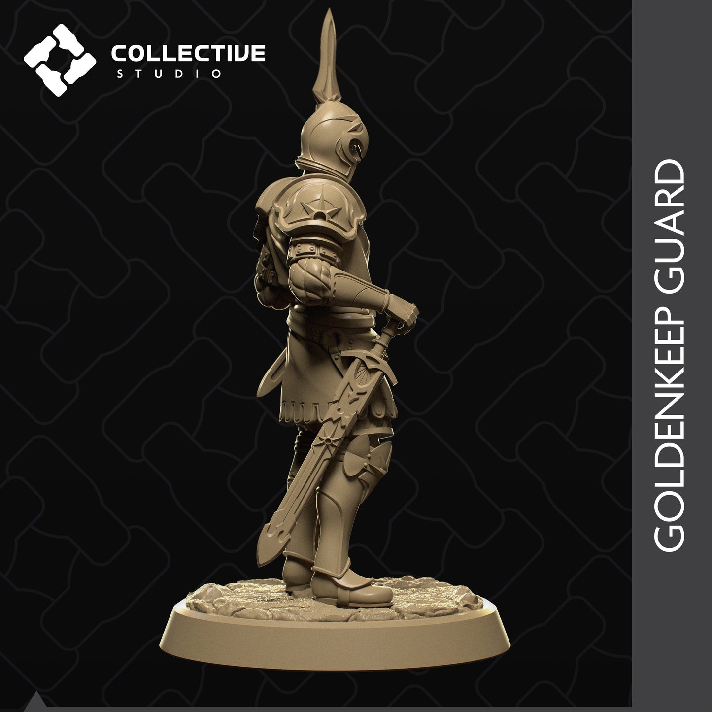 Goldenkeep Guard | Aussie 3D Printed Miniatures and Terrain