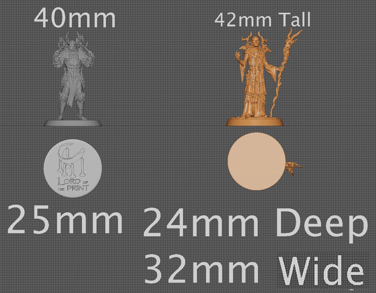 Kalal, The Highpriest | Aussie 3D Printed Miniatures and Terrain