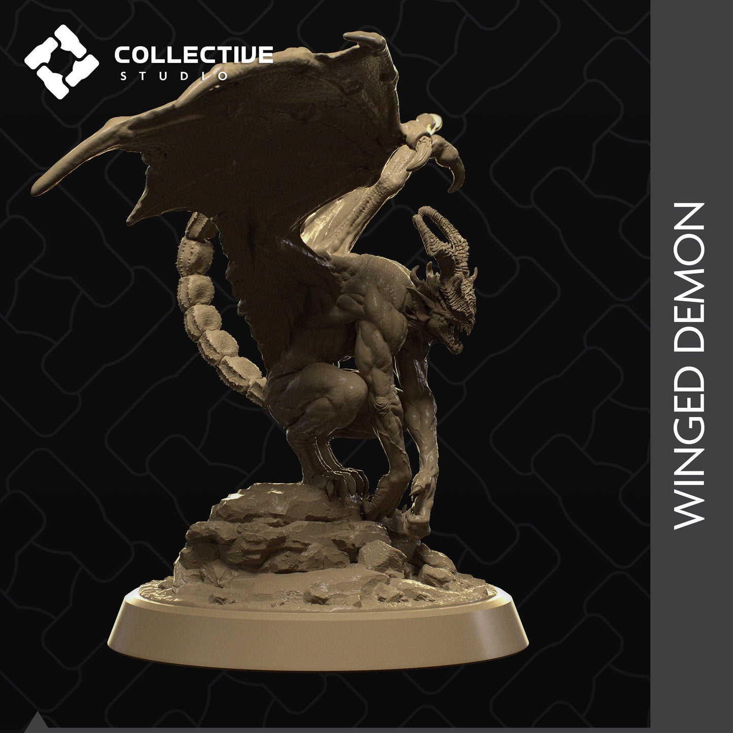 Winged Demon | Aussie 3D Printed Miniatures and Terrain