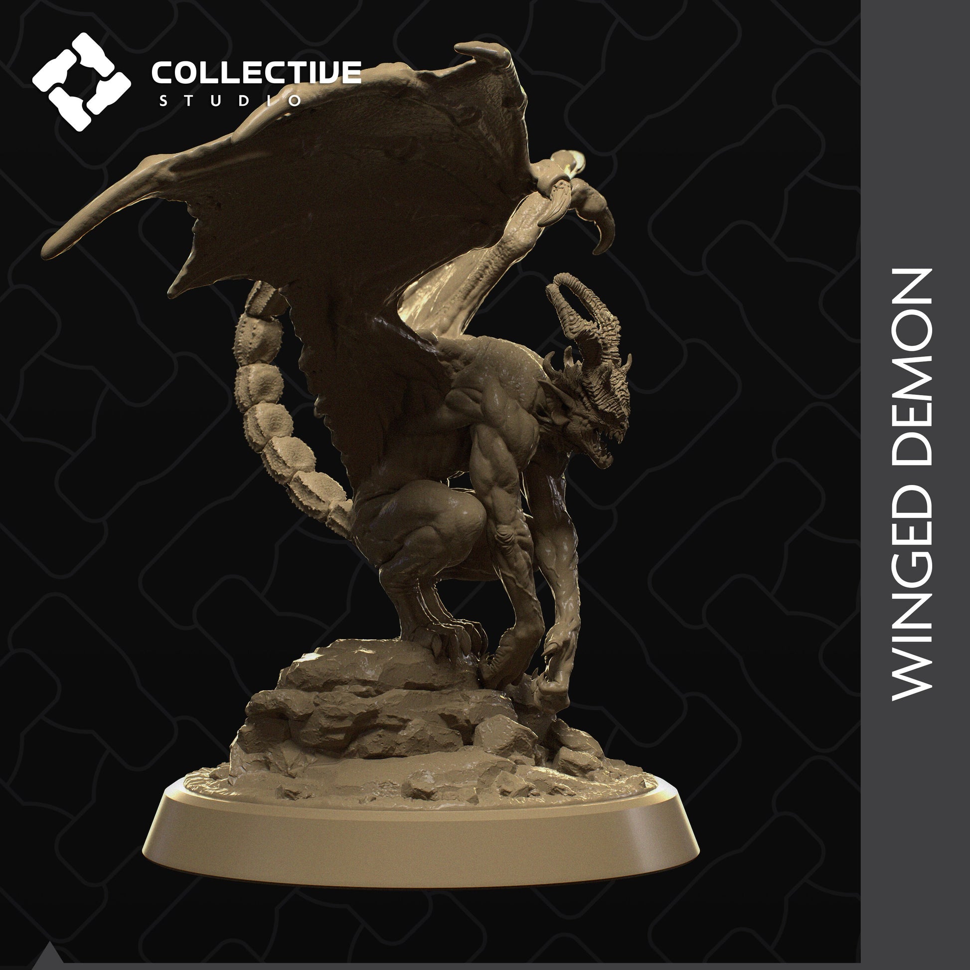 Winged Demon | Aussie 3D Printed Miniatures and Terrain
