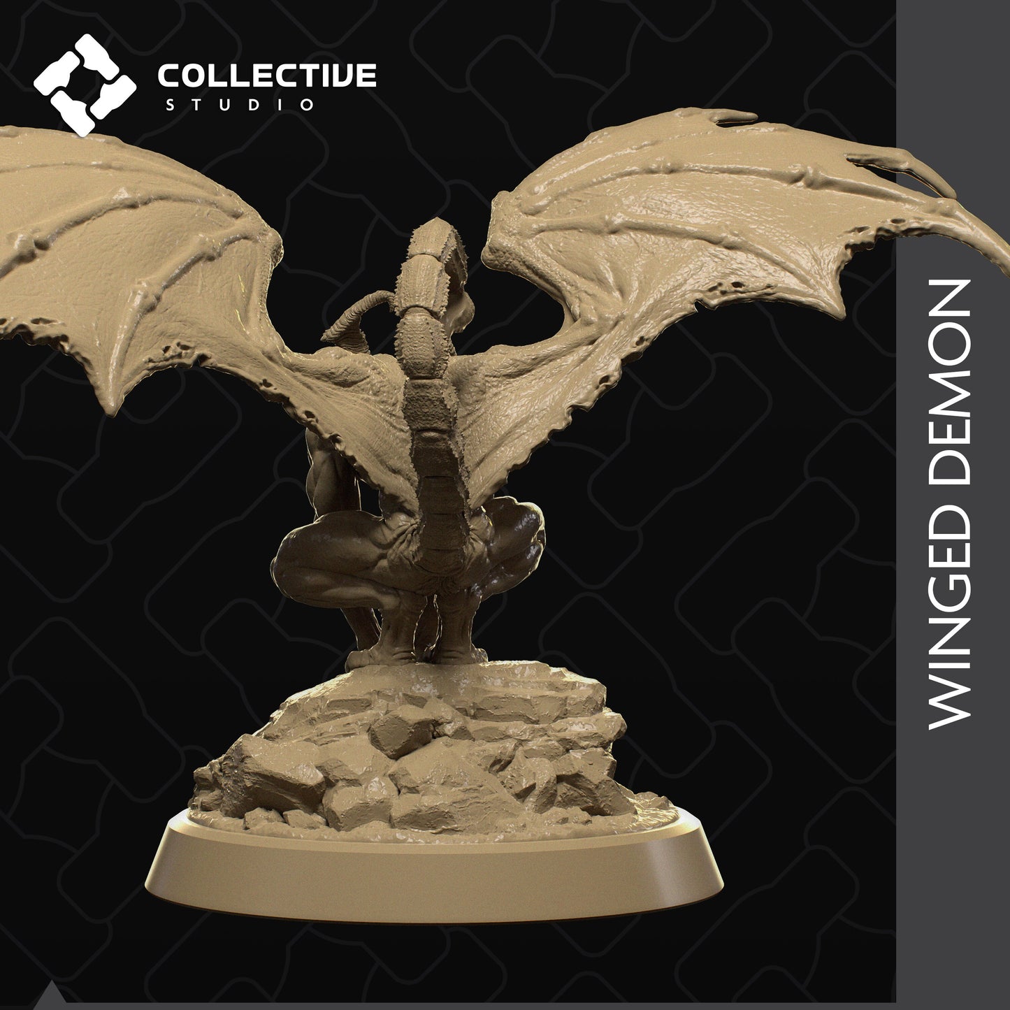Winged Demon | Aussie 3D Printed Miniatures and Terrain