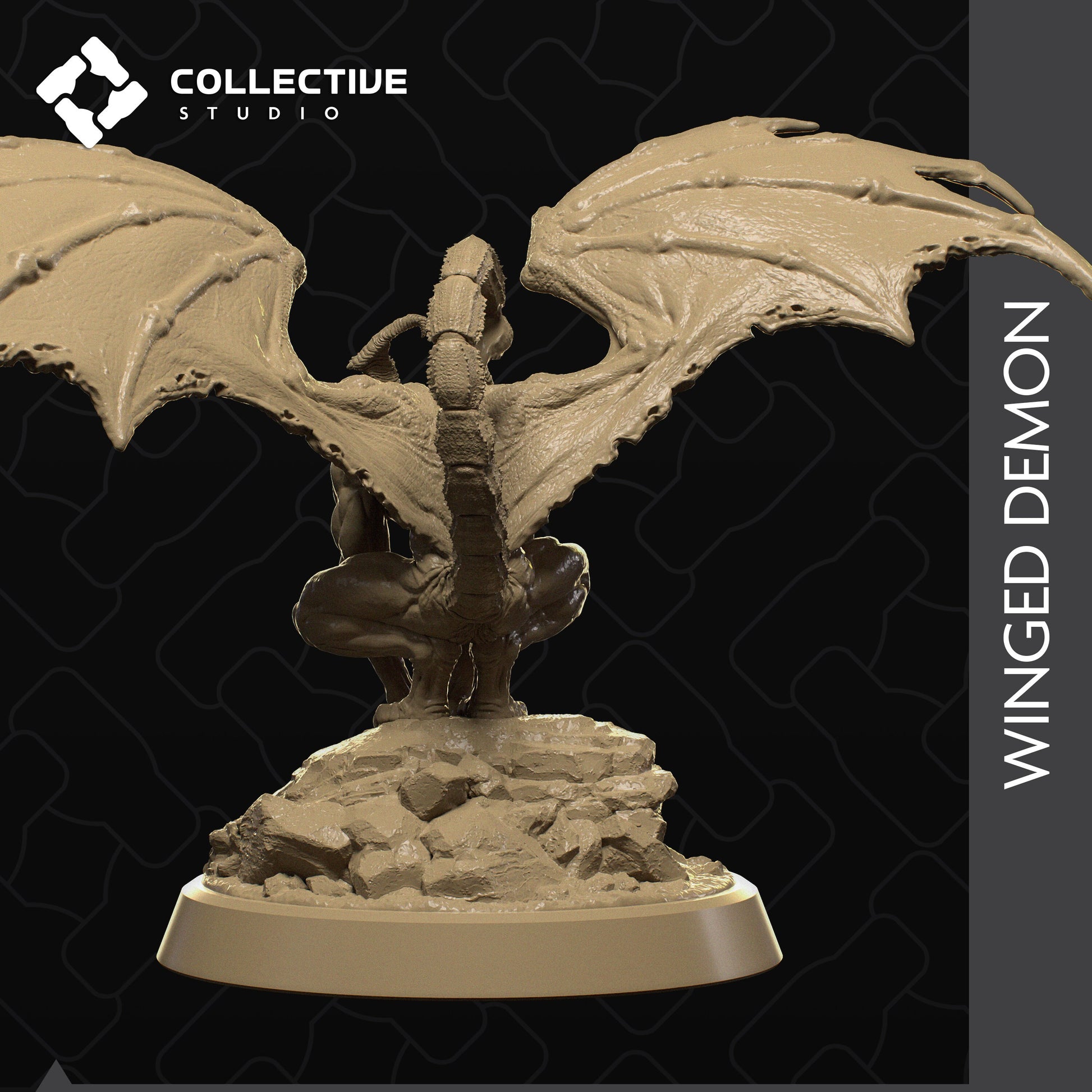Winged Demon | Aussie 3D Printed Miniatures and Terrain