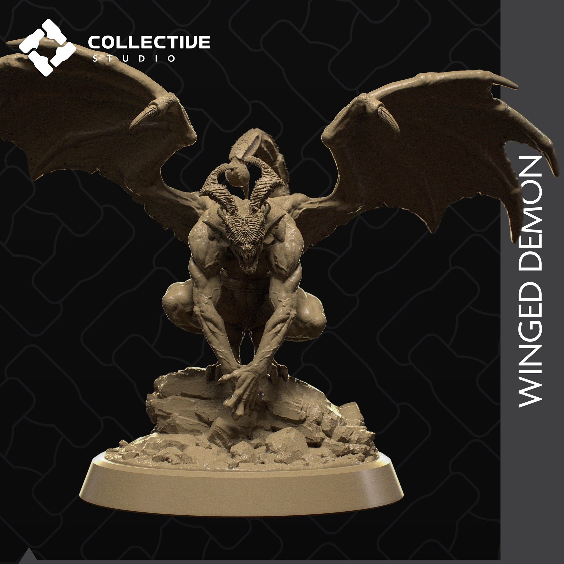Winged Demon | Aussie 3D Printed Miniatures and Terrain
