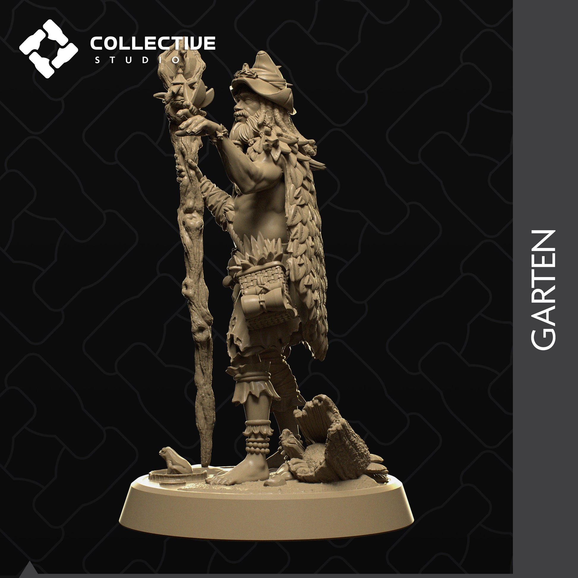 Nivalis the Druid | Aussie 3D Printed Miniatures and Terrain