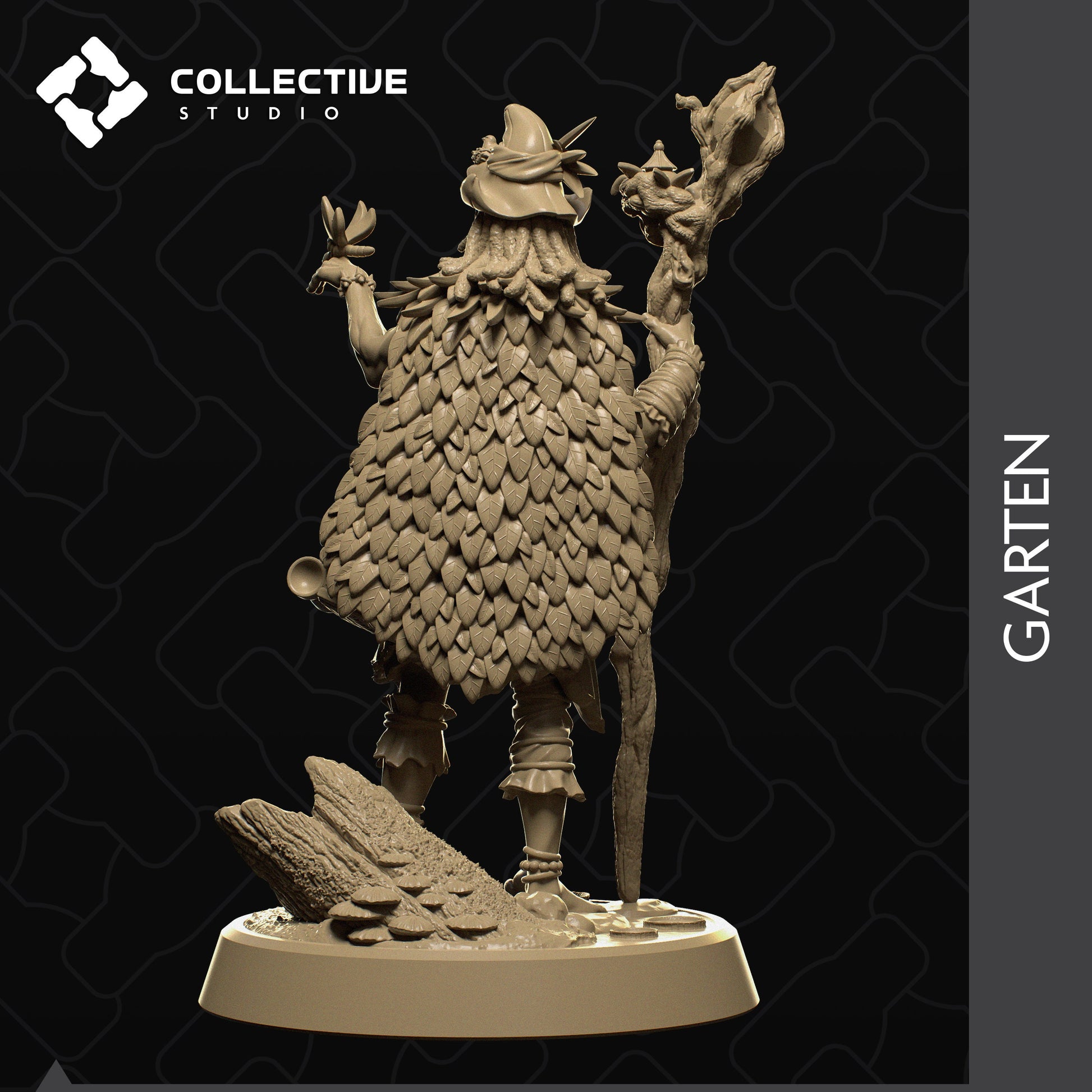 Nivalis the Druid | Aussie 3D Printed Miniatures and Terrain