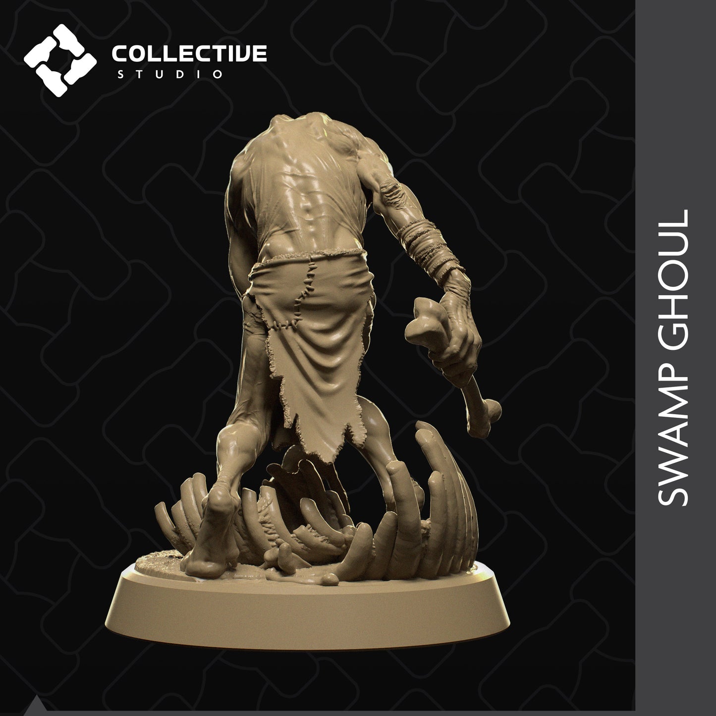 Swamp Ghoul | Aussie 3D Printed Miniatures and Terrain