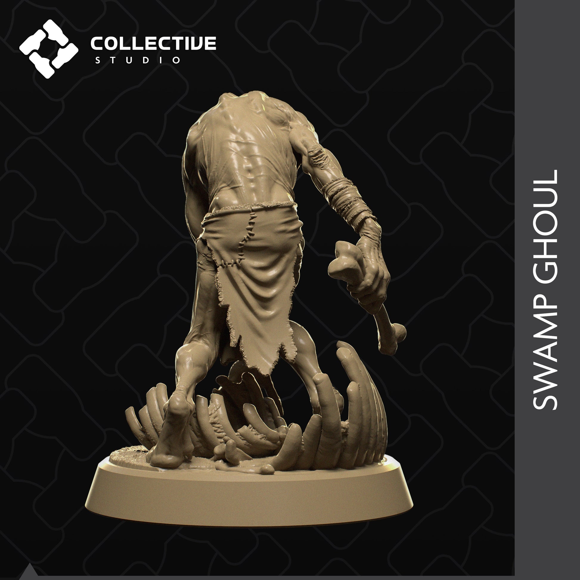 Swamp Ghoul | Aussie 3D Printed Miniatures and Terrain