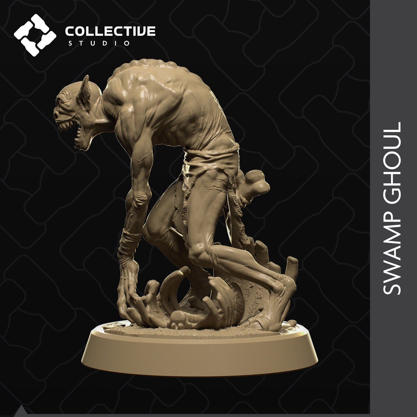 Swamp Ghoul | Aussie 3D Printed Miniatures and Terrain