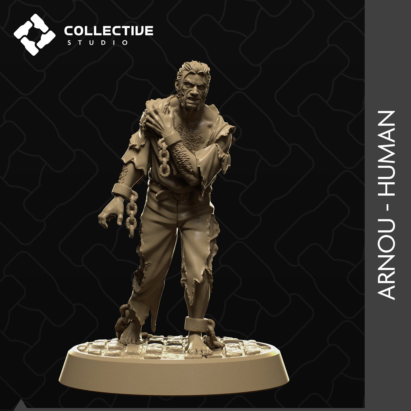 Werewolf Man | Aussie 3D Printed Miniatures and Terrain