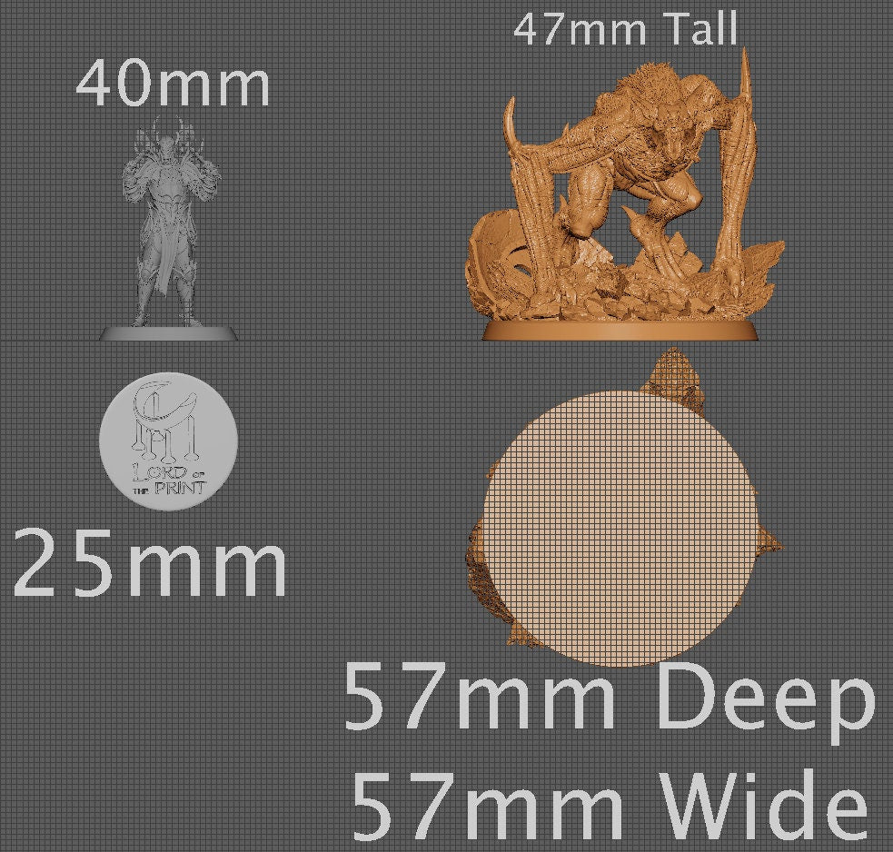 Giant Bat | Aussie 3D Printed Miniatures and Terrain
