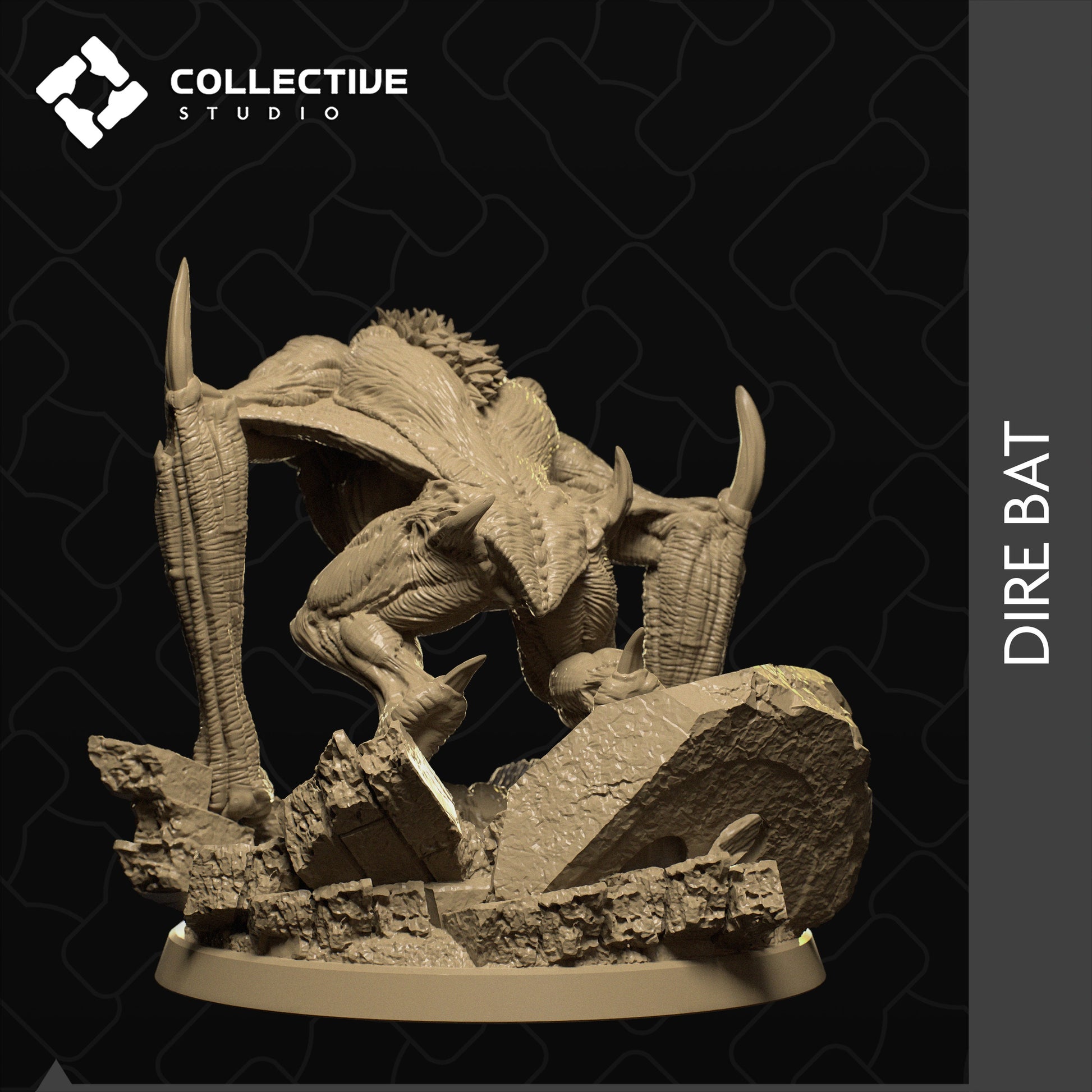 Giant Bat | Aussie 3D Printed Miniatures and Terrain