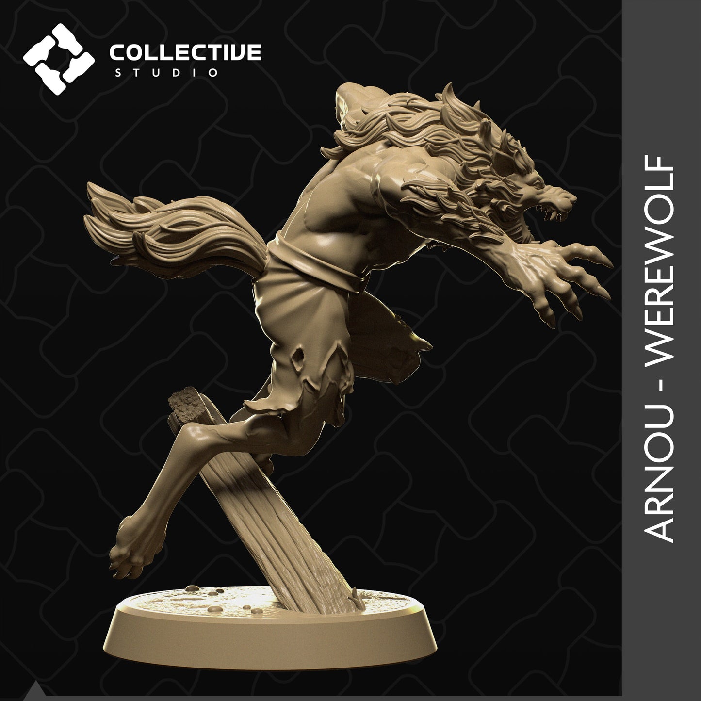 Werewolf | Aussie 3D Printed Miniatures and Terrain