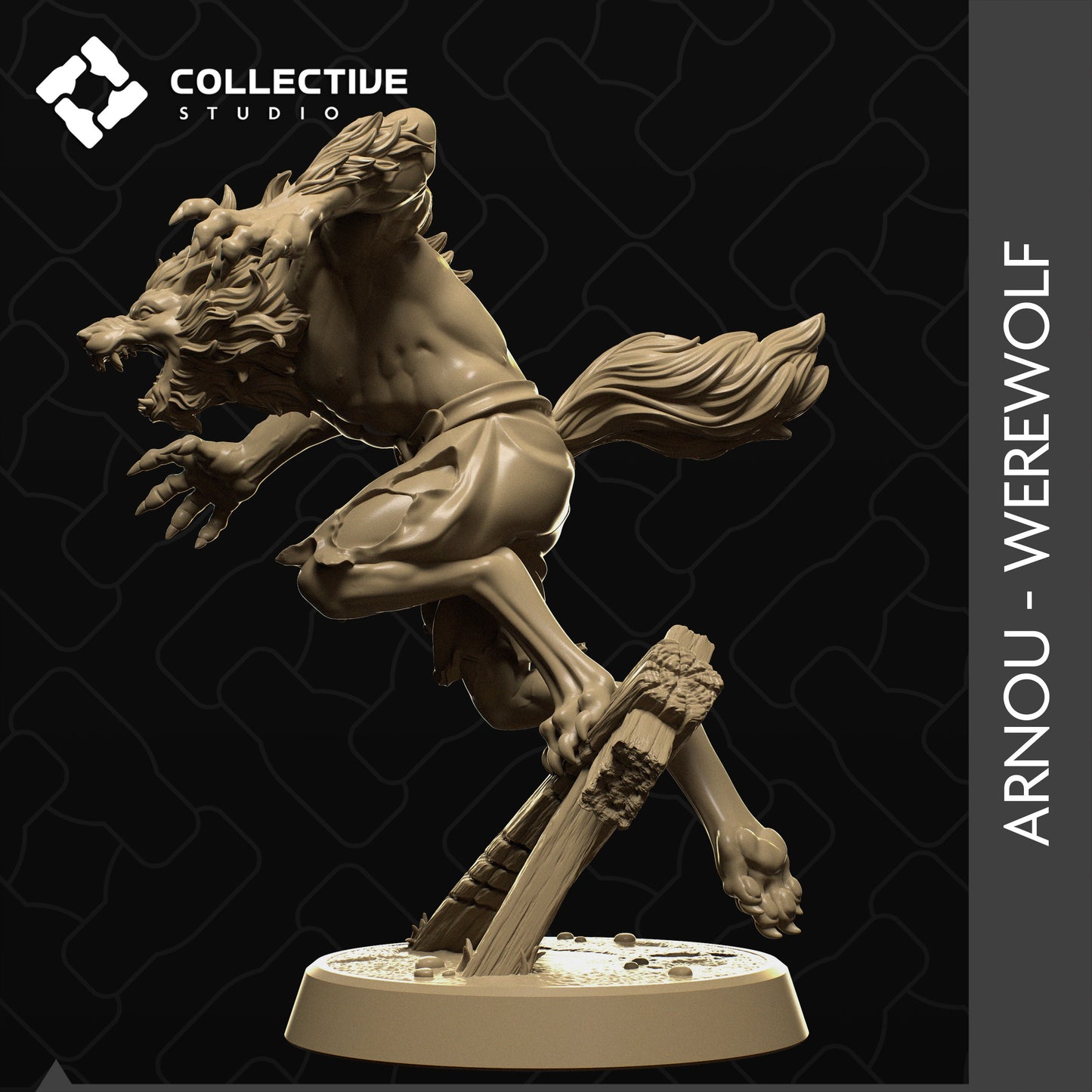 Werewolf | Aussie 3D Printed Miniatures and Terrain