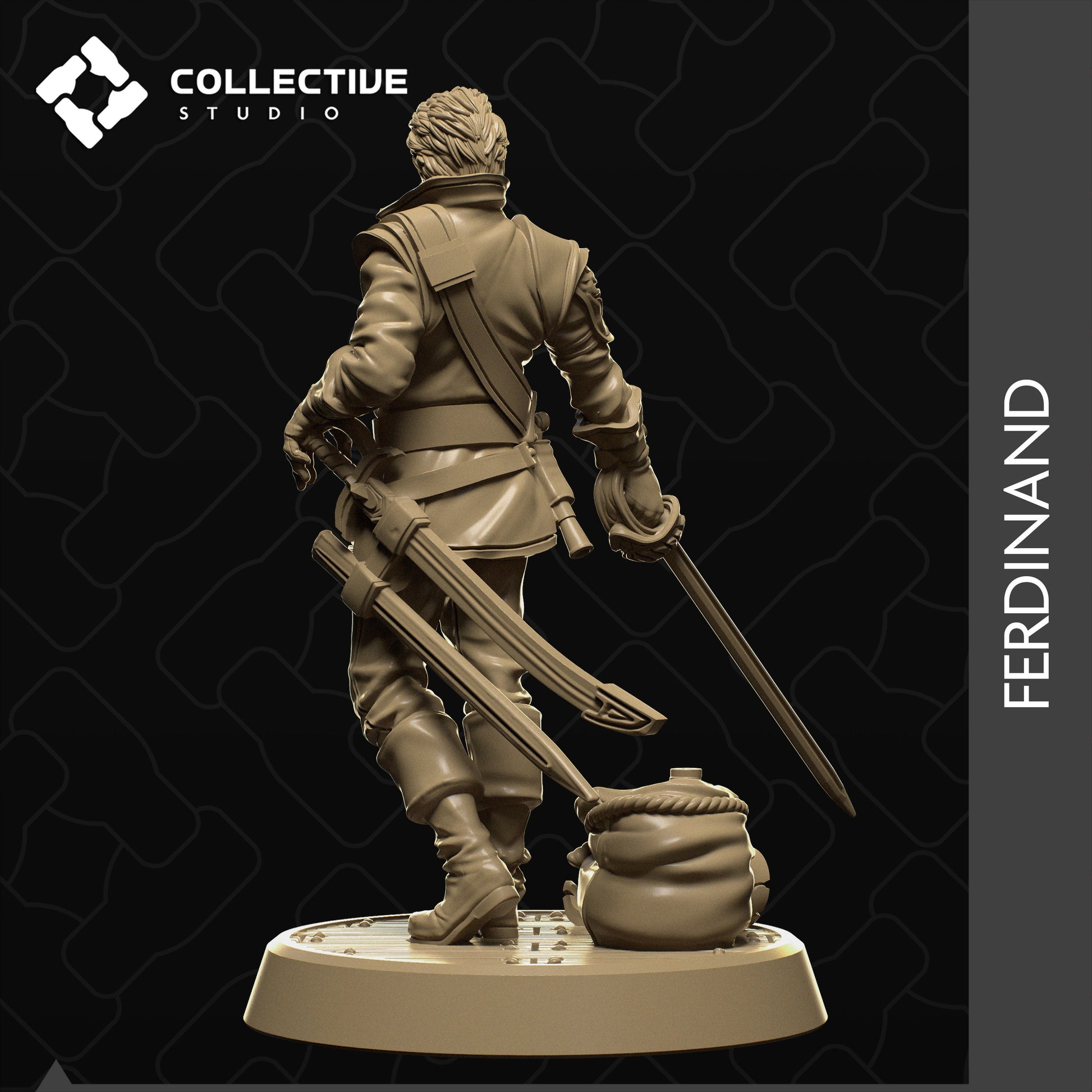 Ferdinand | Aussie 3D Printed Miniatures and Terrain