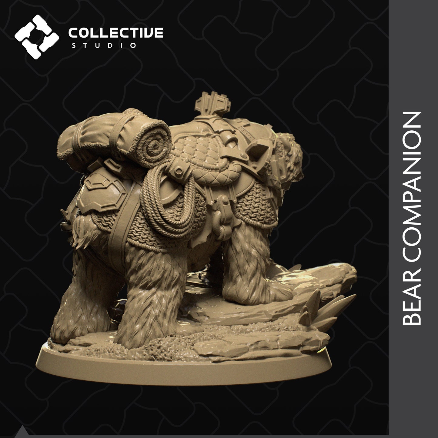 Bear | Aussie 3D Printed Miniatures and Terrain