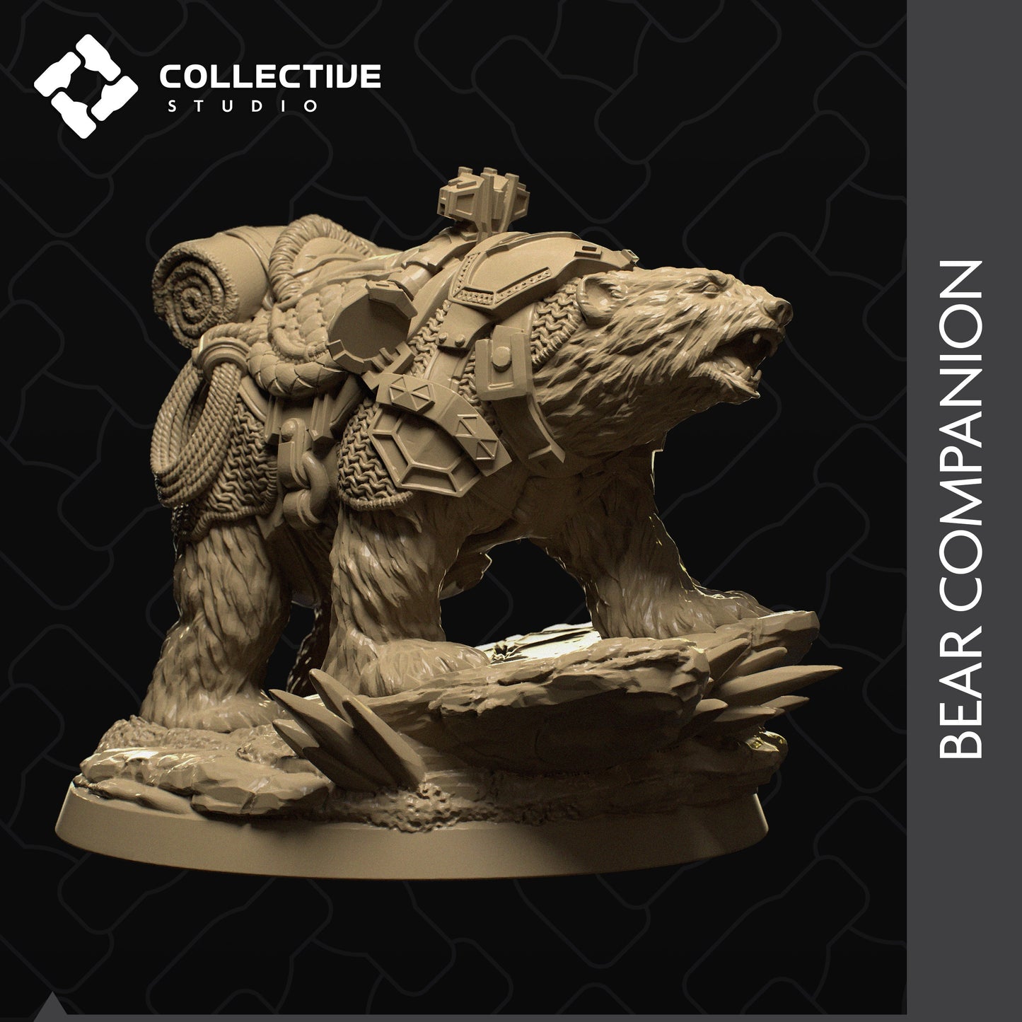 Bear | Aussie 3D Printed Miniatures and Terrain