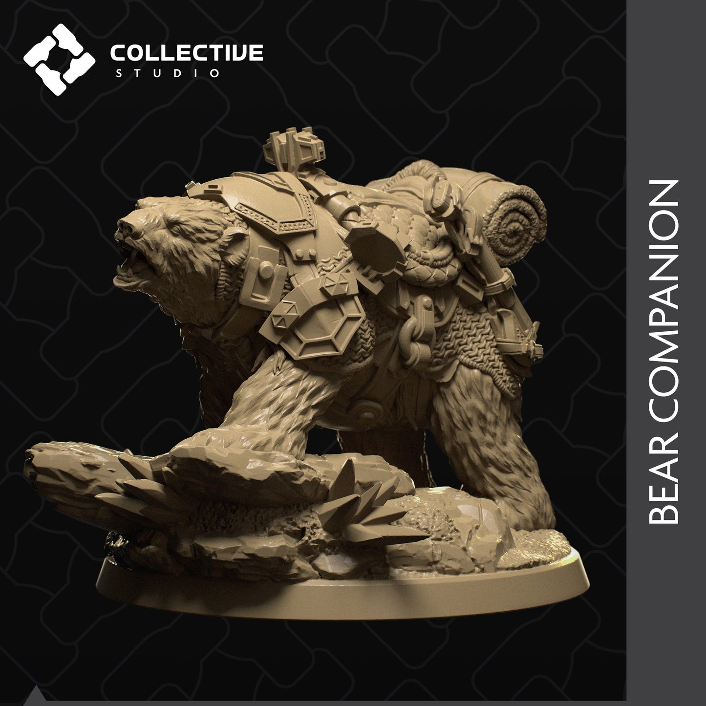 Bear | Aussie 3D Printed Miniatures and Terrain