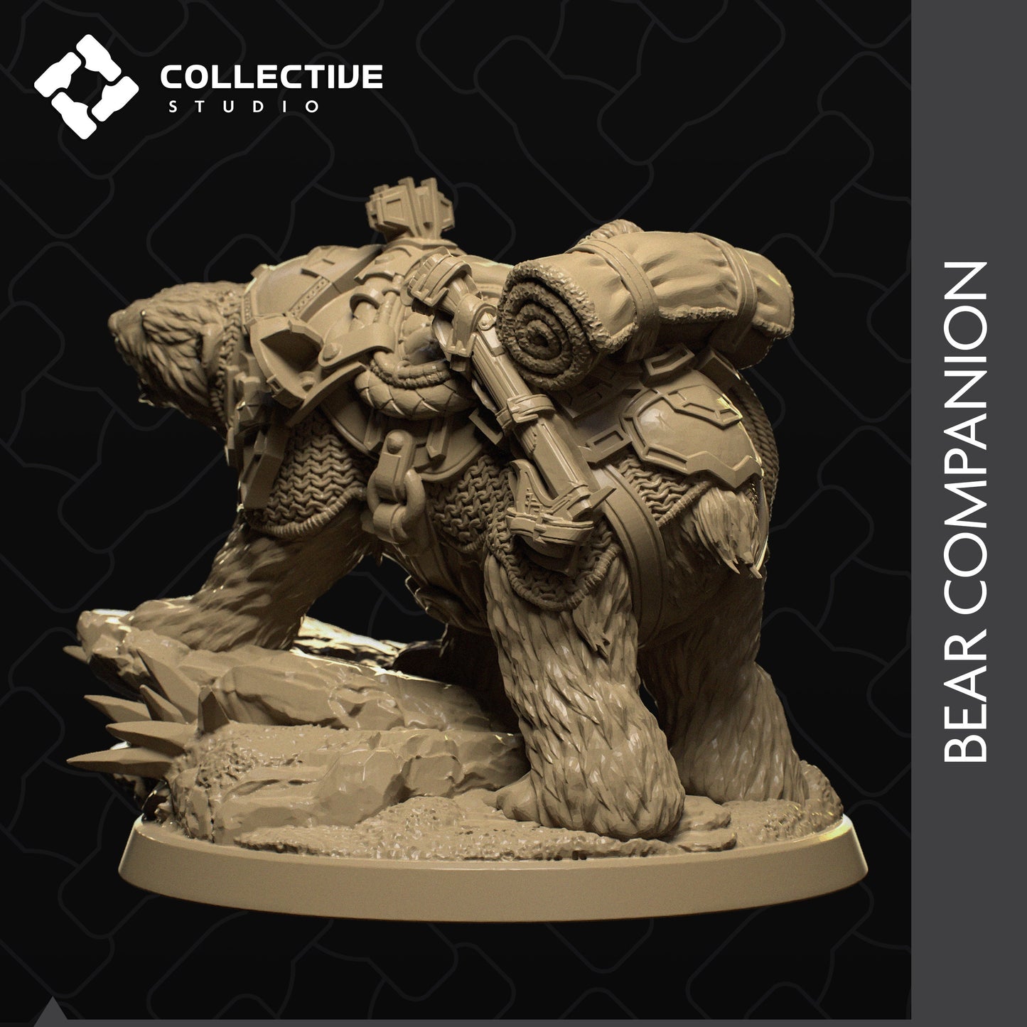Bear | Aussie 3D Printed Miniatures and Terrain