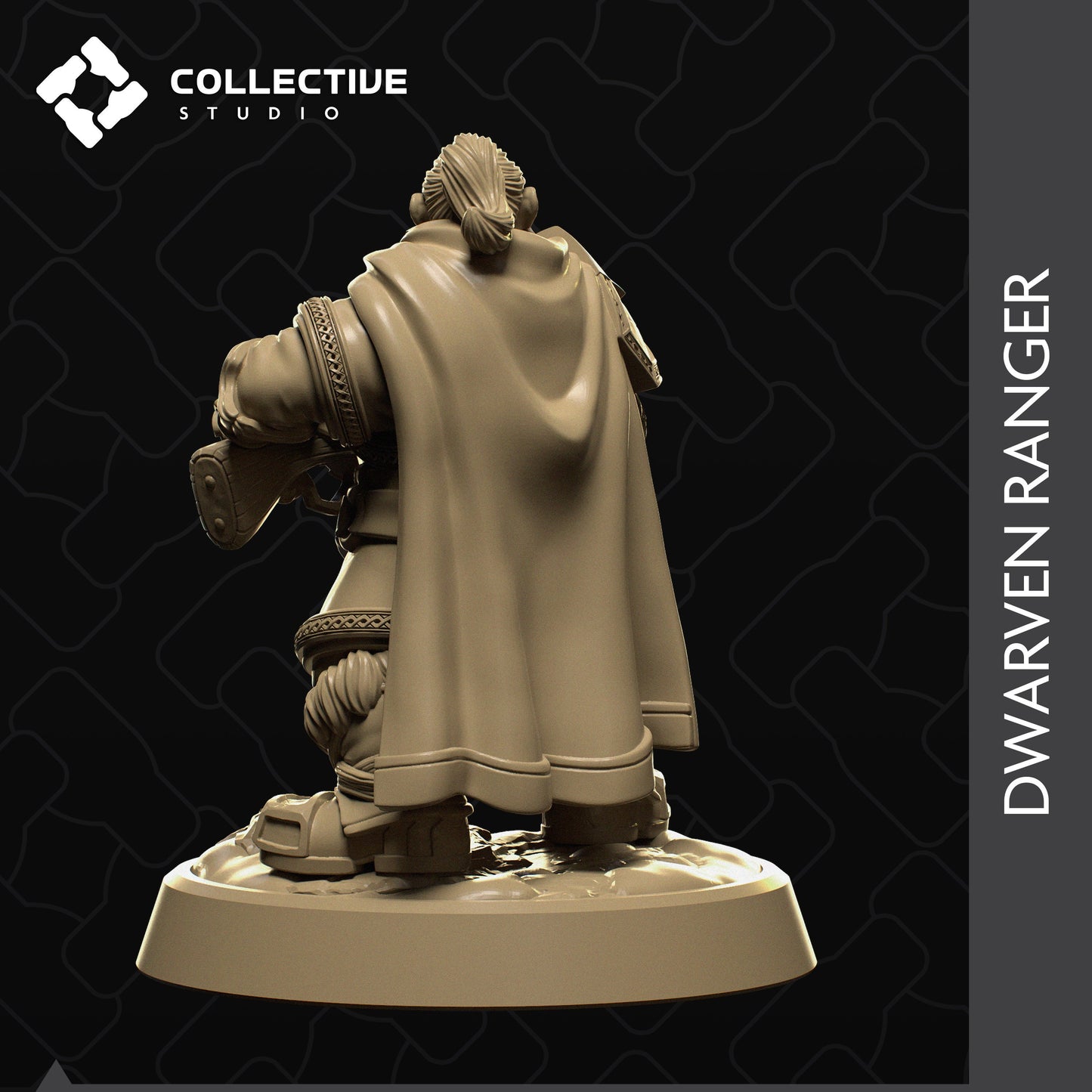 Dwarf Ranger | Aussie 3D Printed Miniatures and Terrain