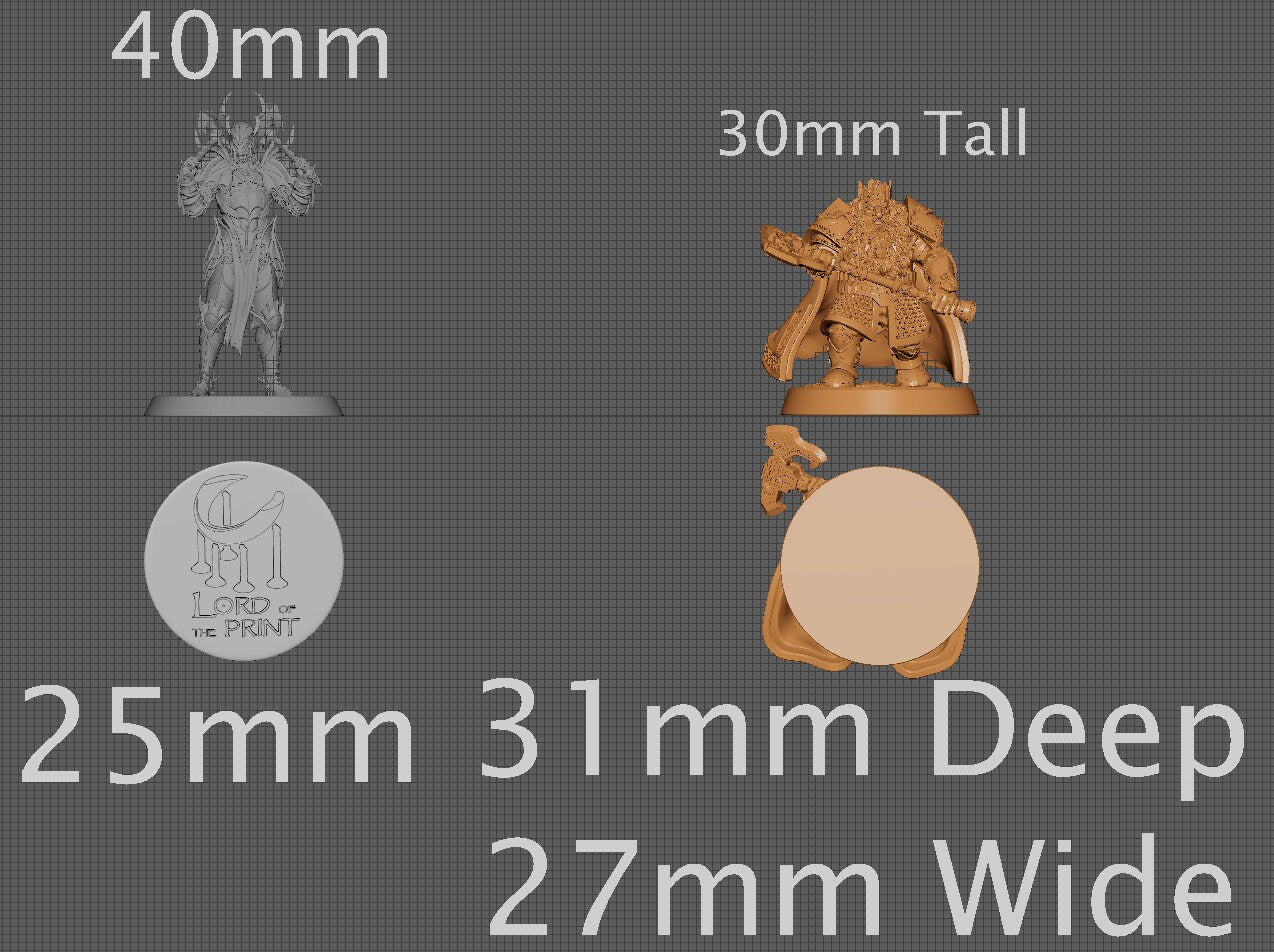 Dwarf King | Aussie 3D Printed Miniatures and Terrain