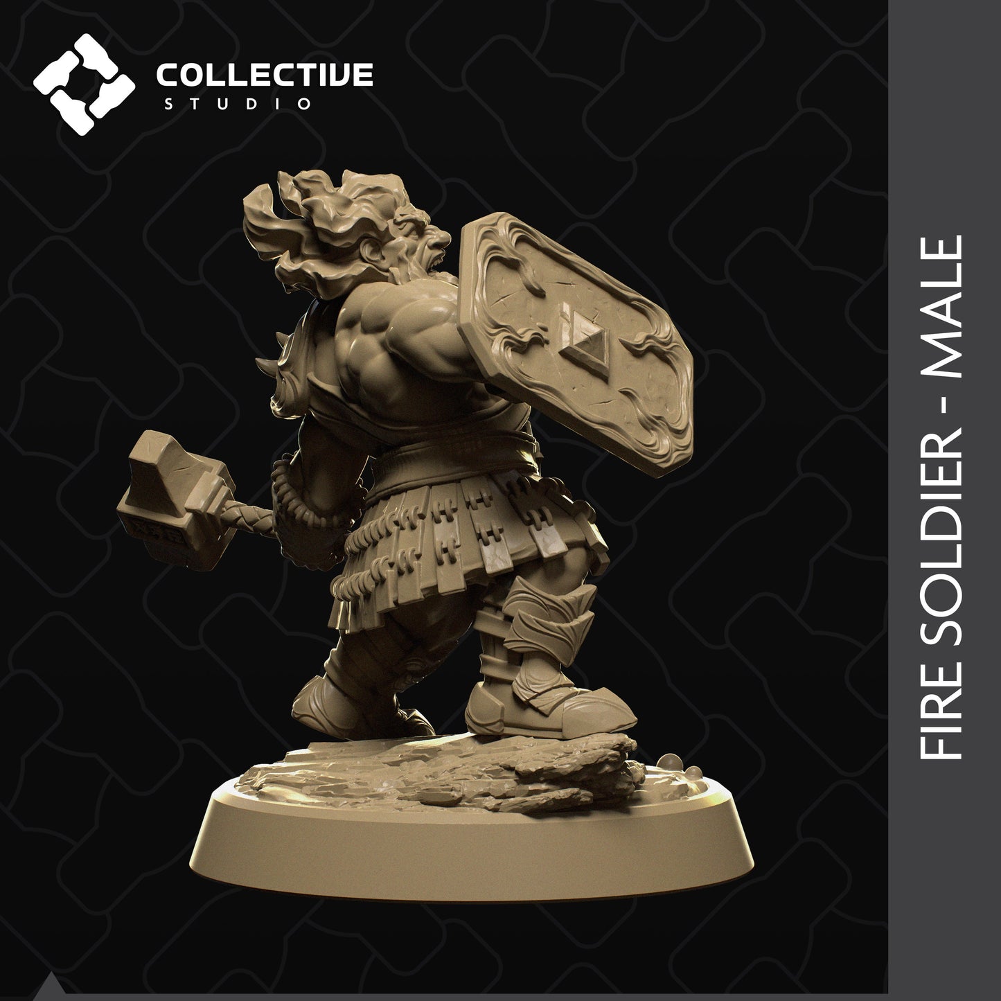 Elemental Soldier | Aussie 3D Printed Miniatures and Terrain