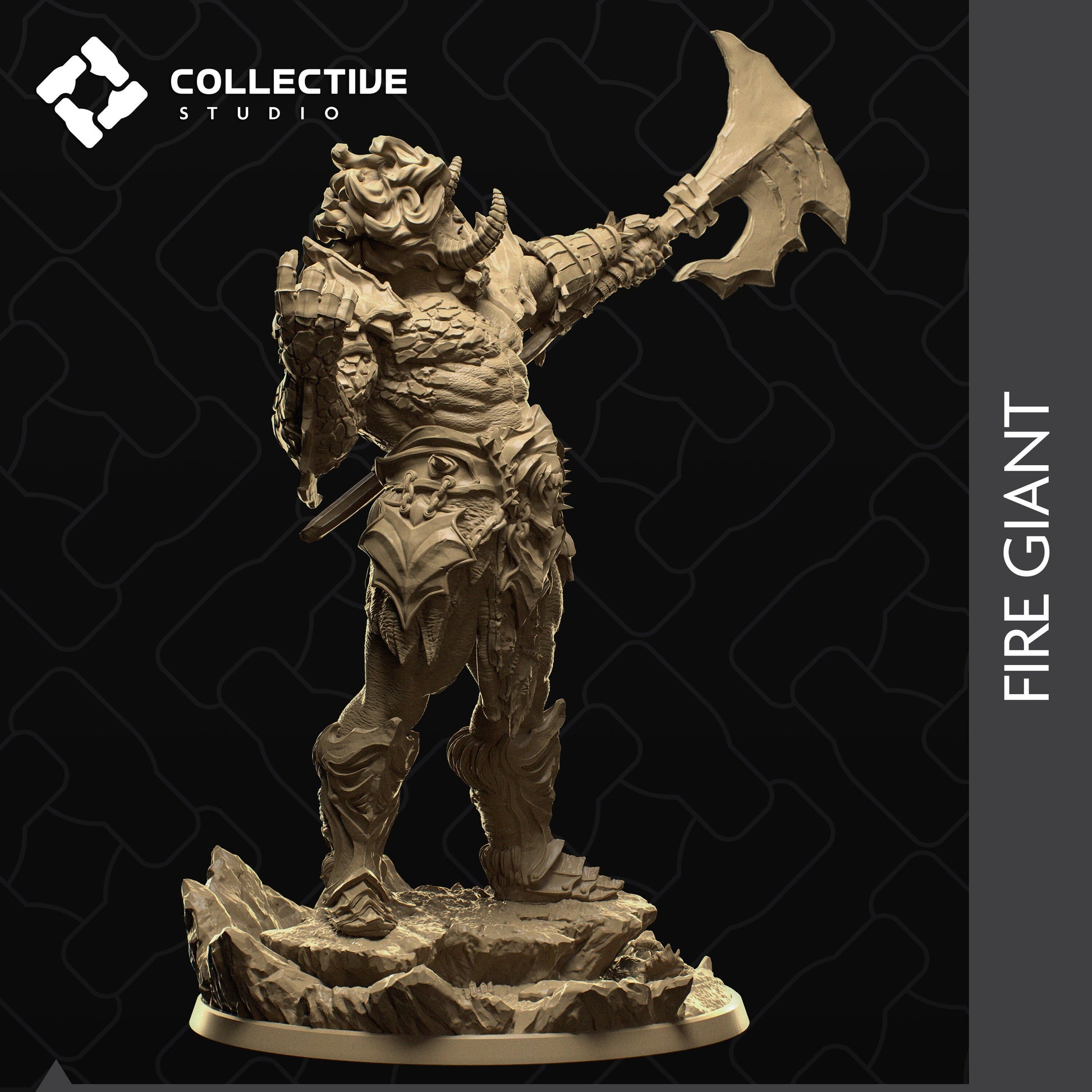 Fire Giant | Aussie 3D Printed Miniatures and Terrain