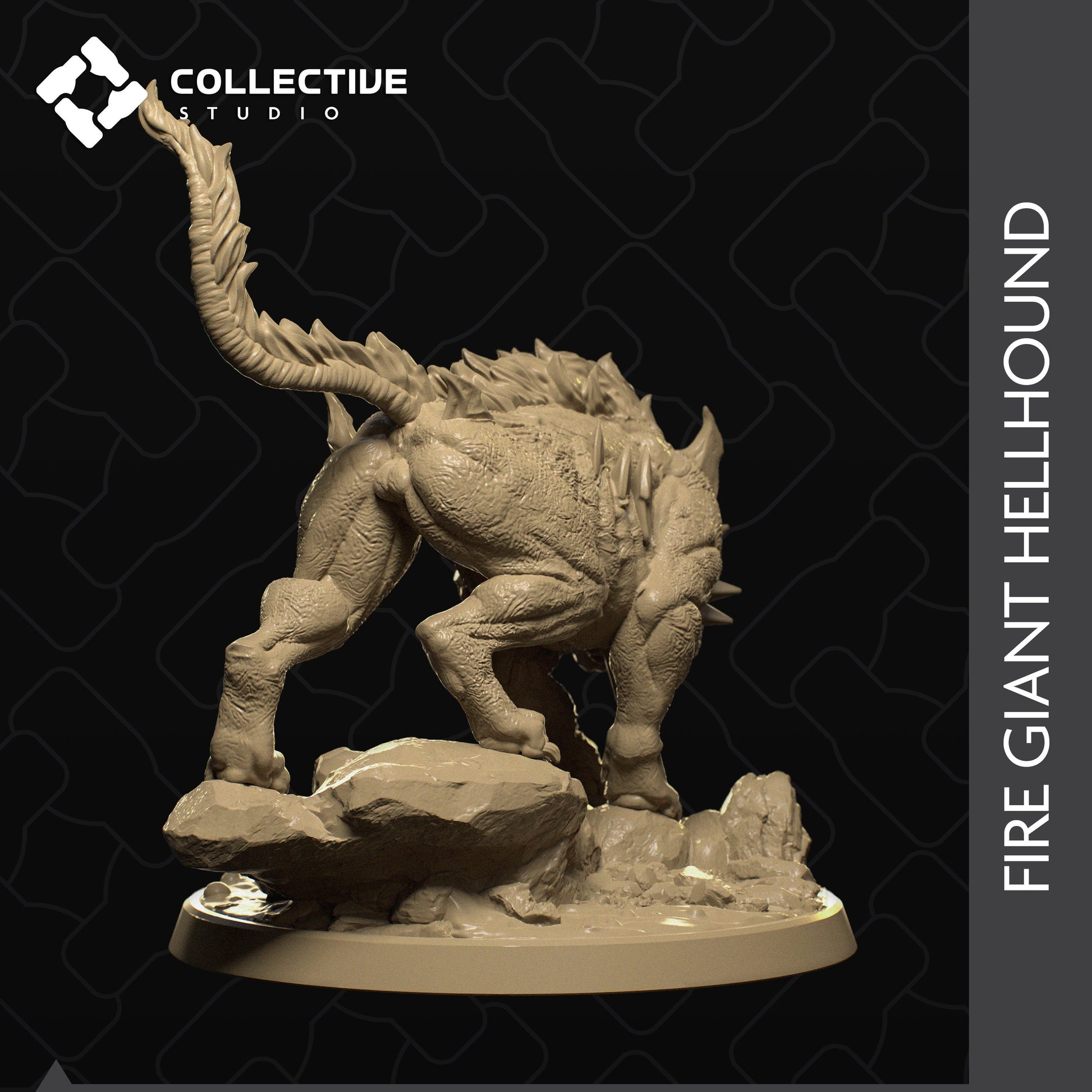 Hell Hound | Aussie 3D Printed Miniatures and Terrain
