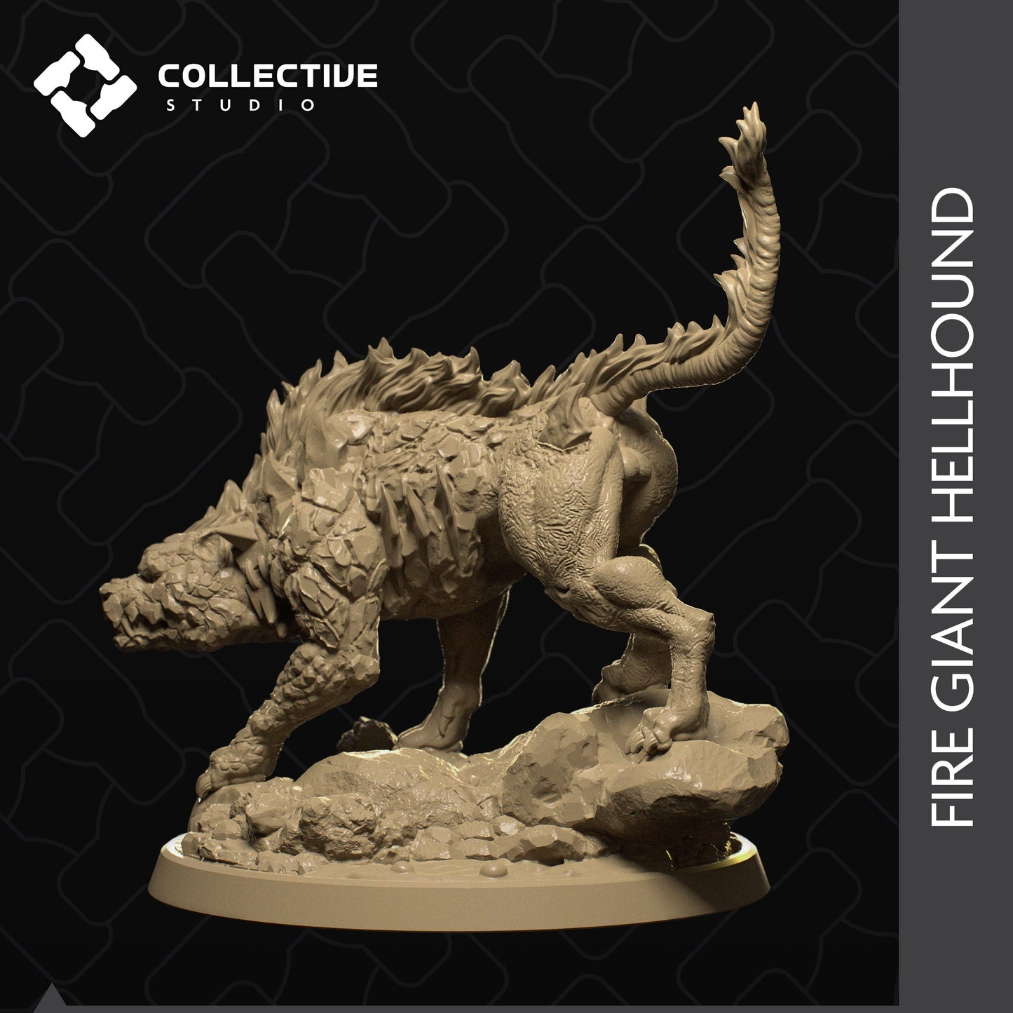 Hell Hound | Aussie 3D Printed Miniatures and Terrain