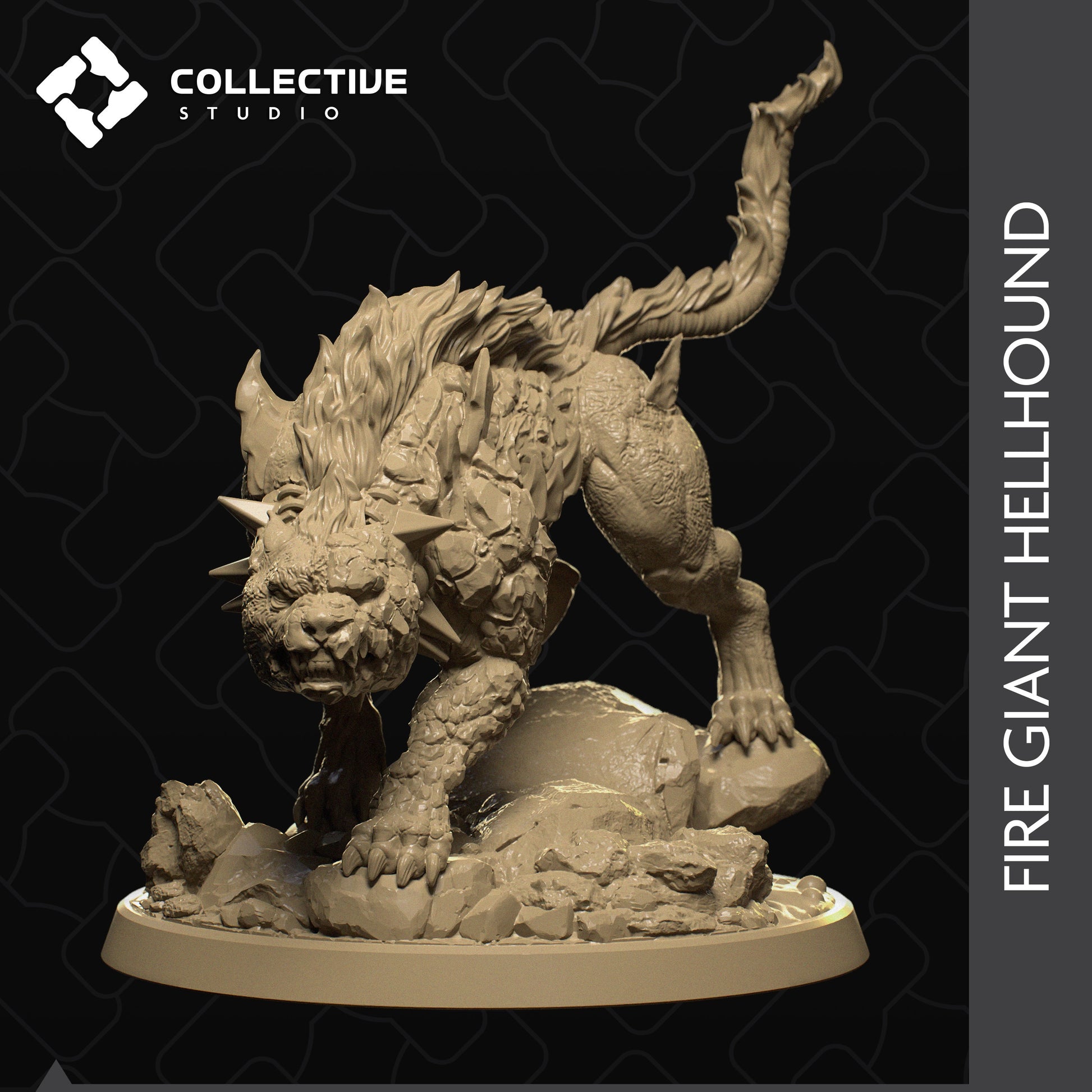 Hell Hound | Aussie 3D Printed Miniatures and Terrain