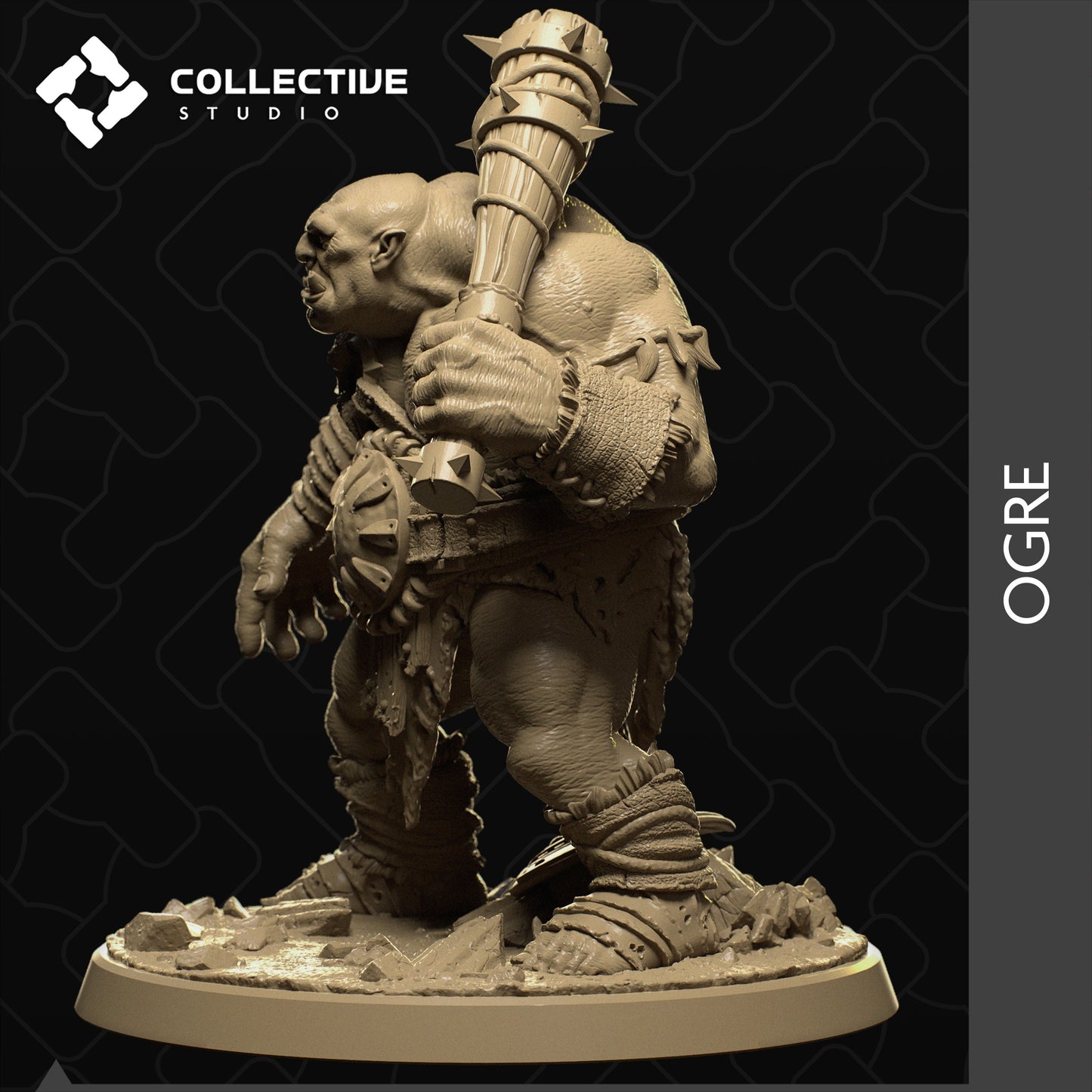 Ogre | Aussie 3D Printed Miniatures and Terrain