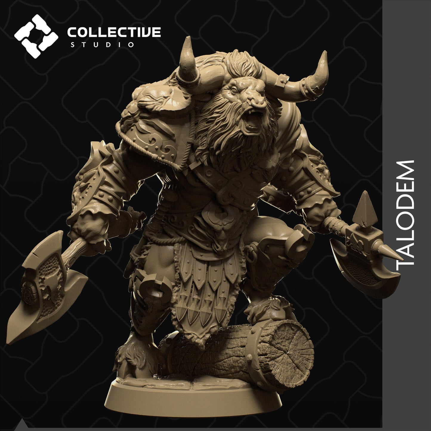 Talodem the Minotaur | Aussie 3D Printed Miniatures and Terrain