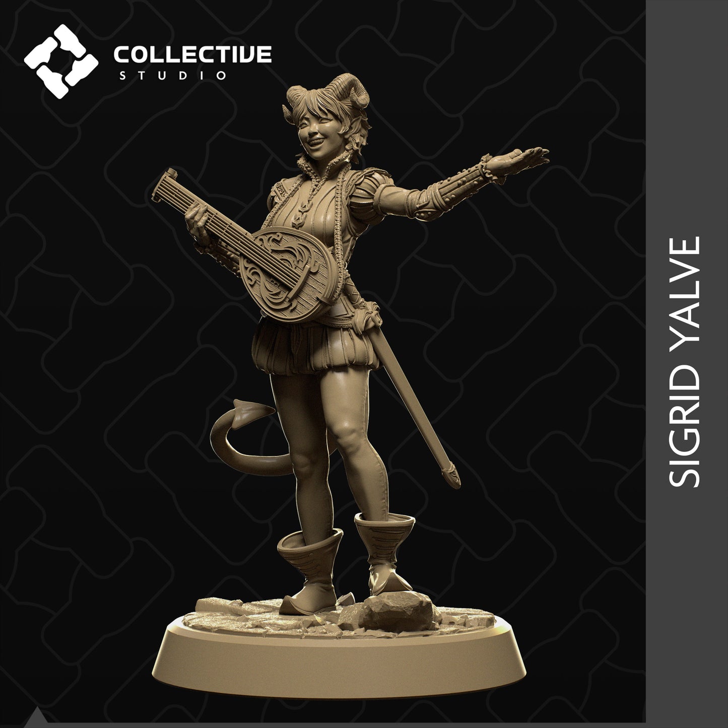 Sigrid | Aussie 3D Printed Miniatures and Terrain