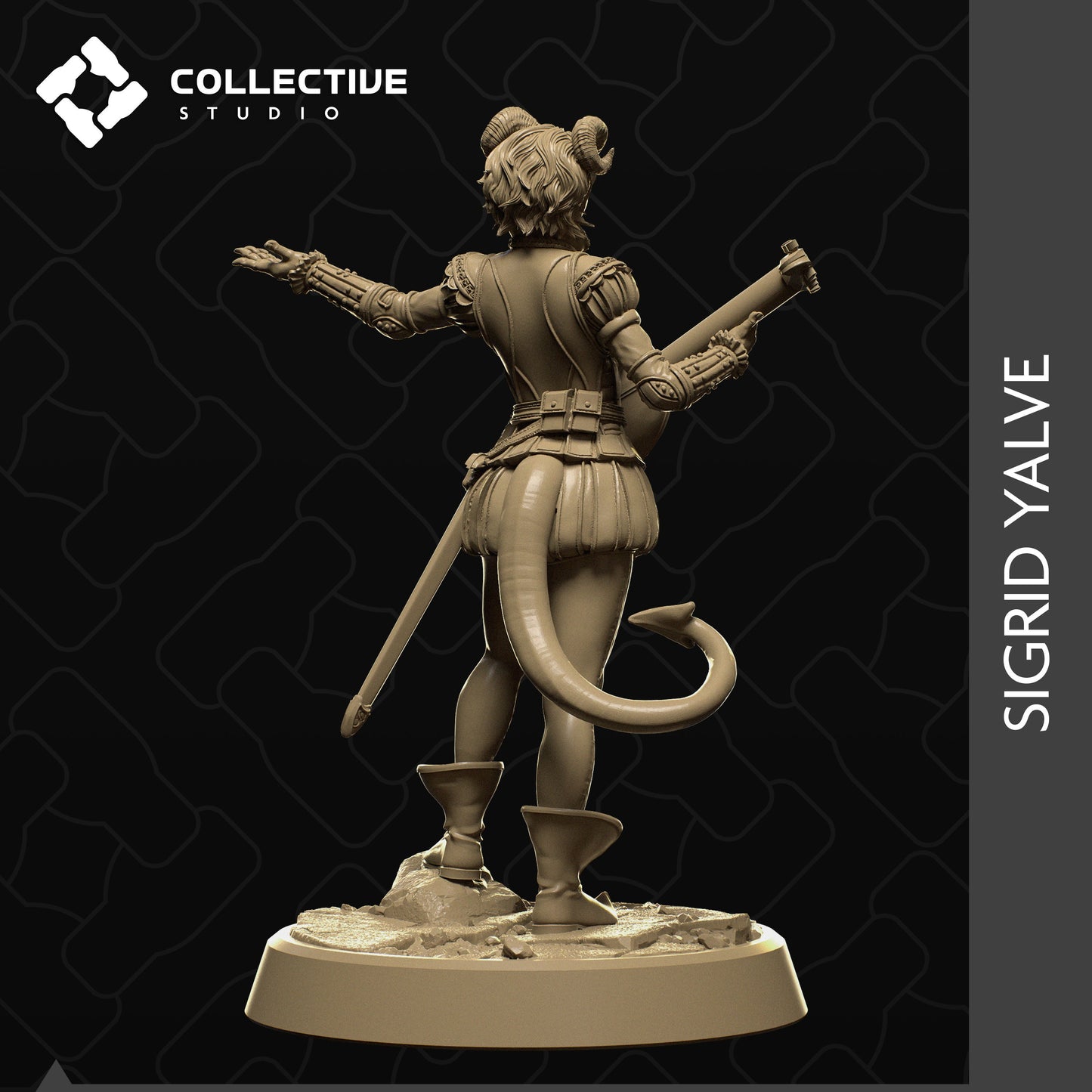 Sigrid | Aussie 3D Printed Miniatures and Terrain