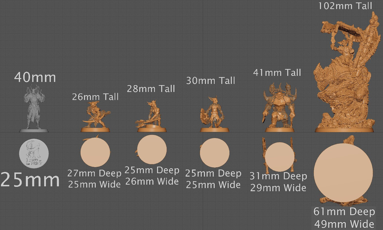 Goblin Warband | Aussie 3D Printed Miniatures and Terrain