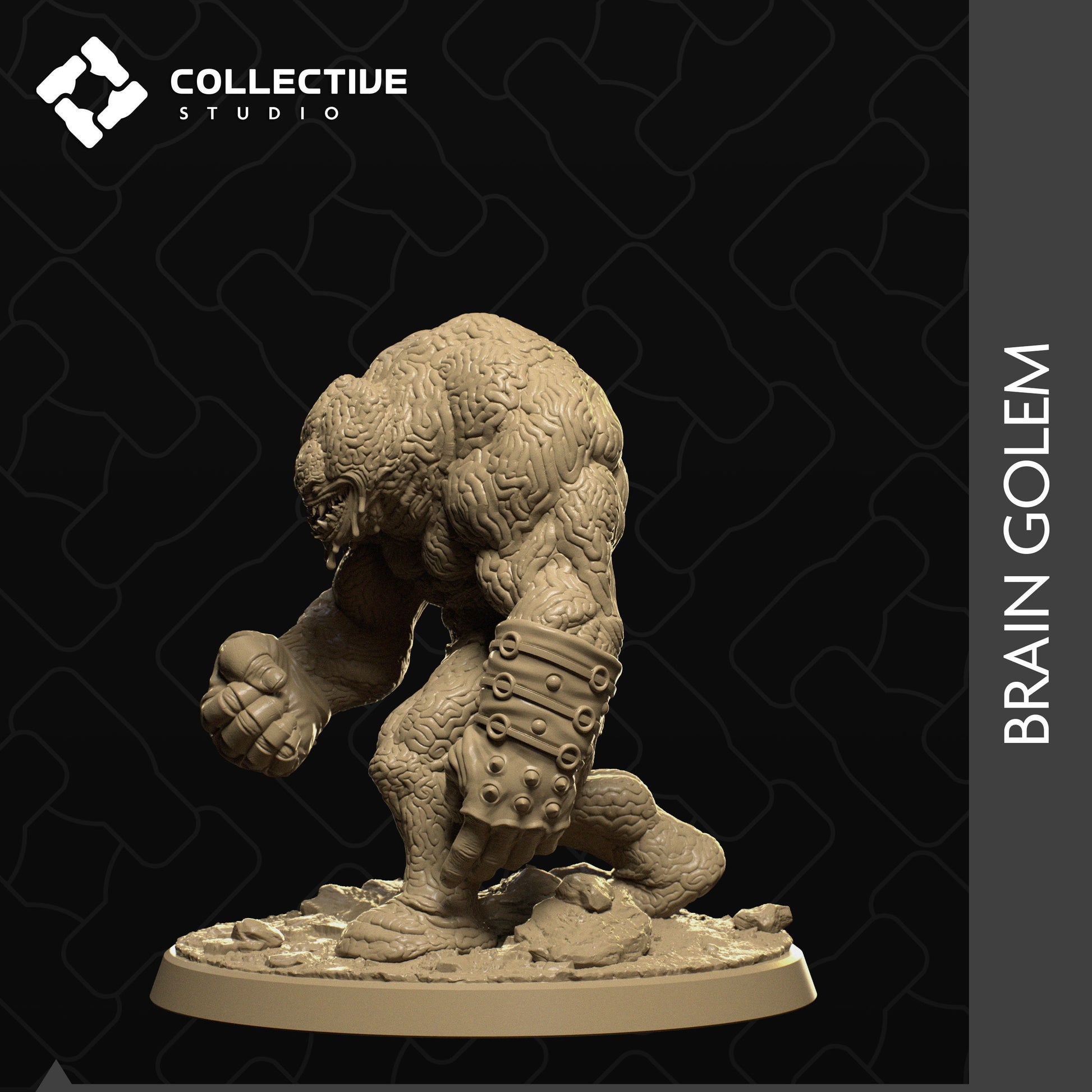 Brain Golem | Aussie 3D Printed Miniatures and Terrain