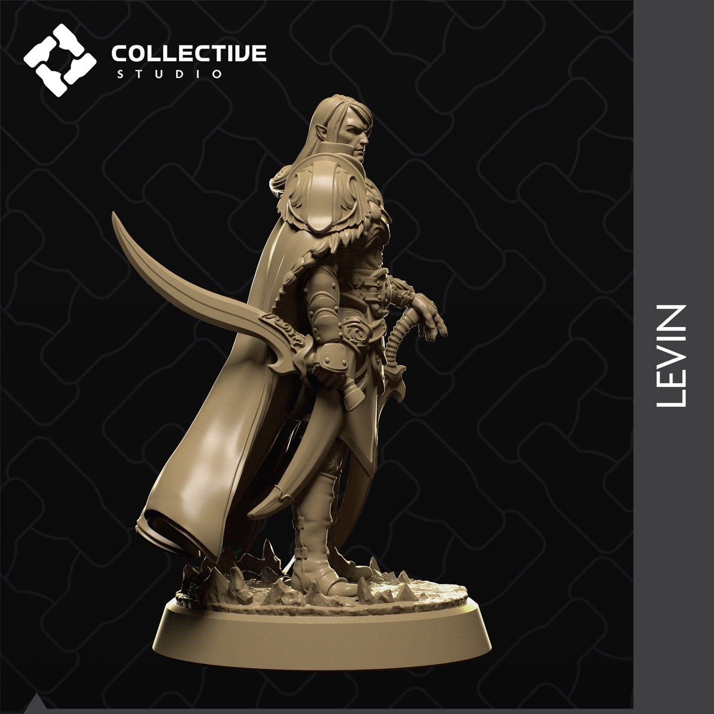 Levin | Aussie 3D Printed Miniatures and Terrain
