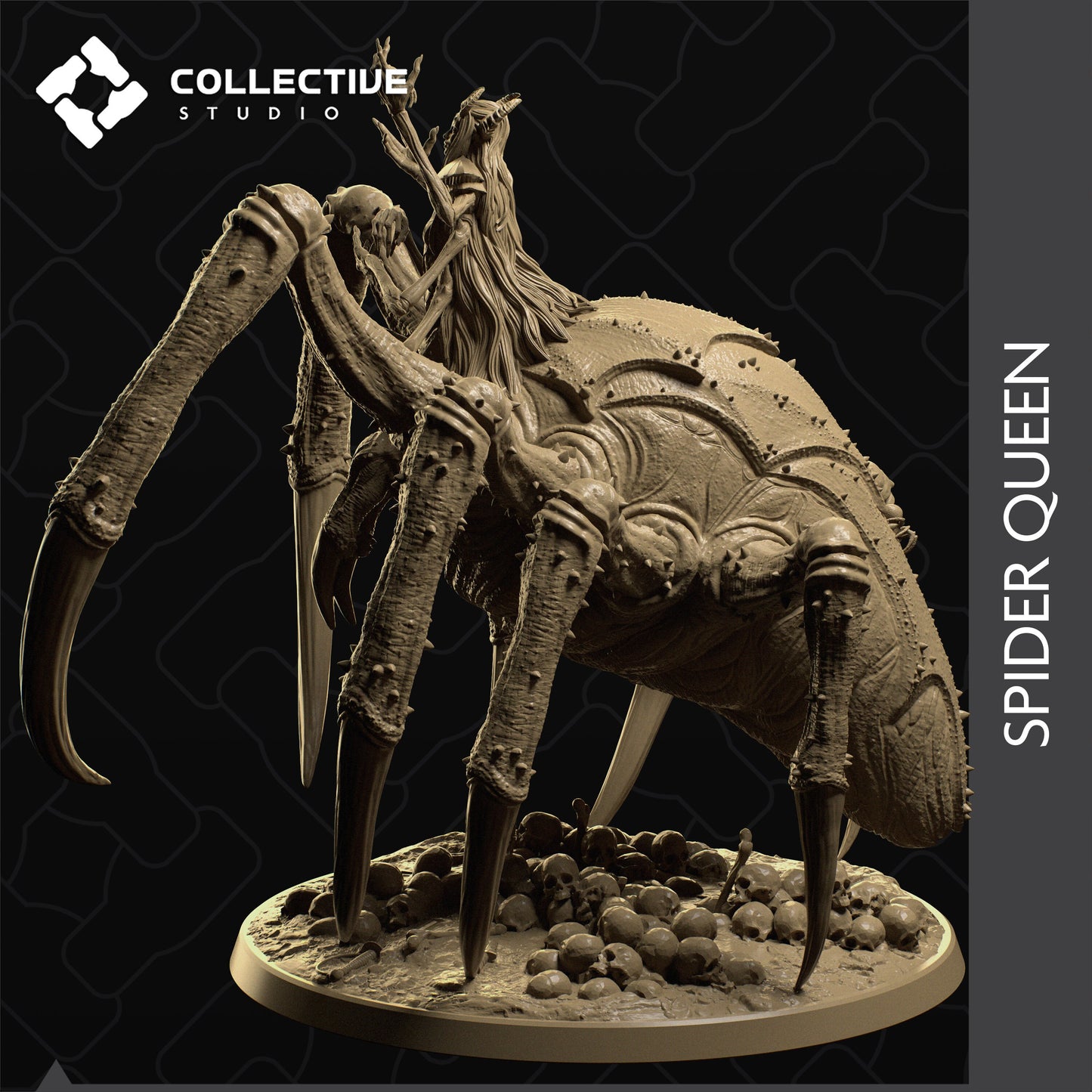 Spider Queen | Aussie 3D Printed Miniatures and Terrain