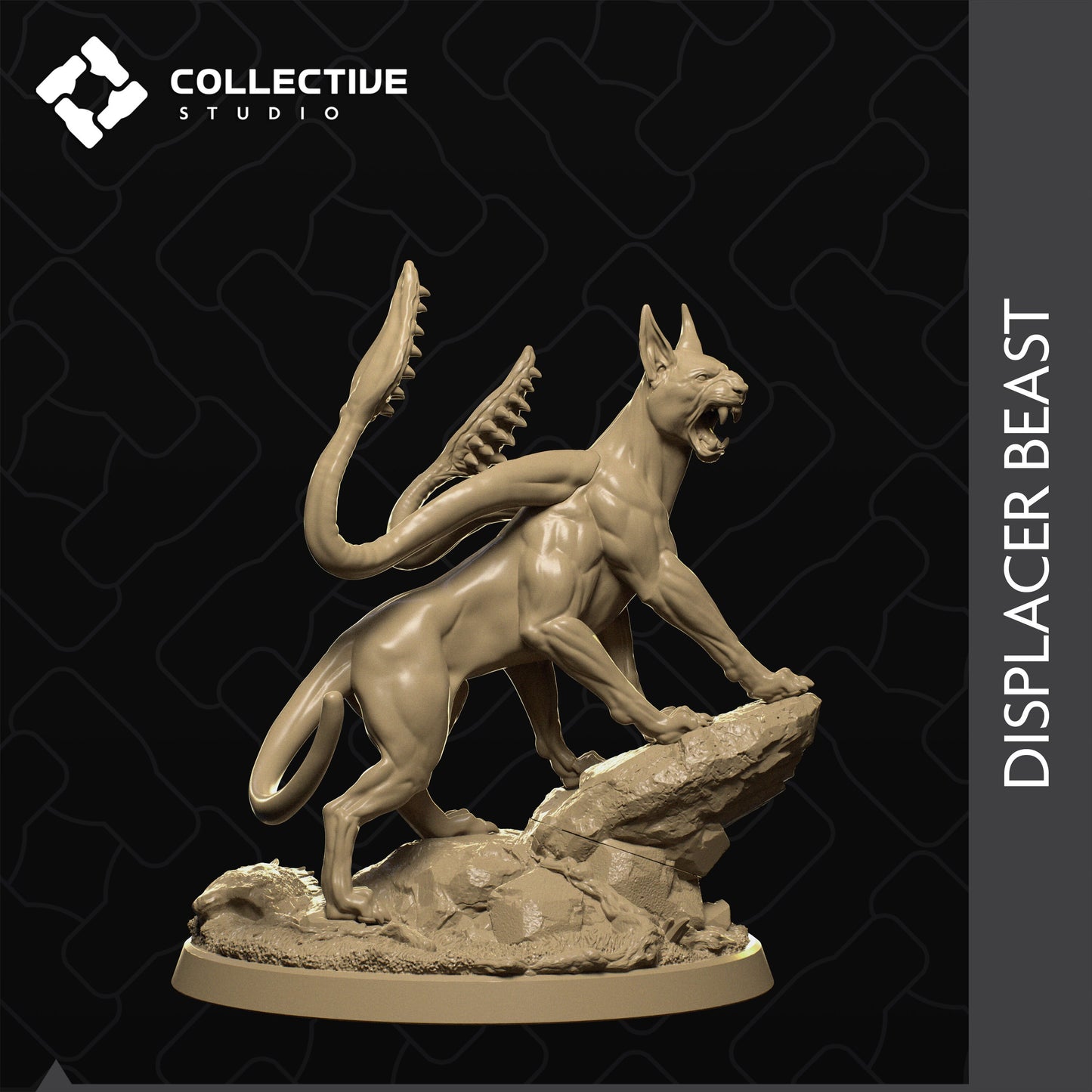Displacer Beast | Aussie 3D Printed Miniatures and Terrain