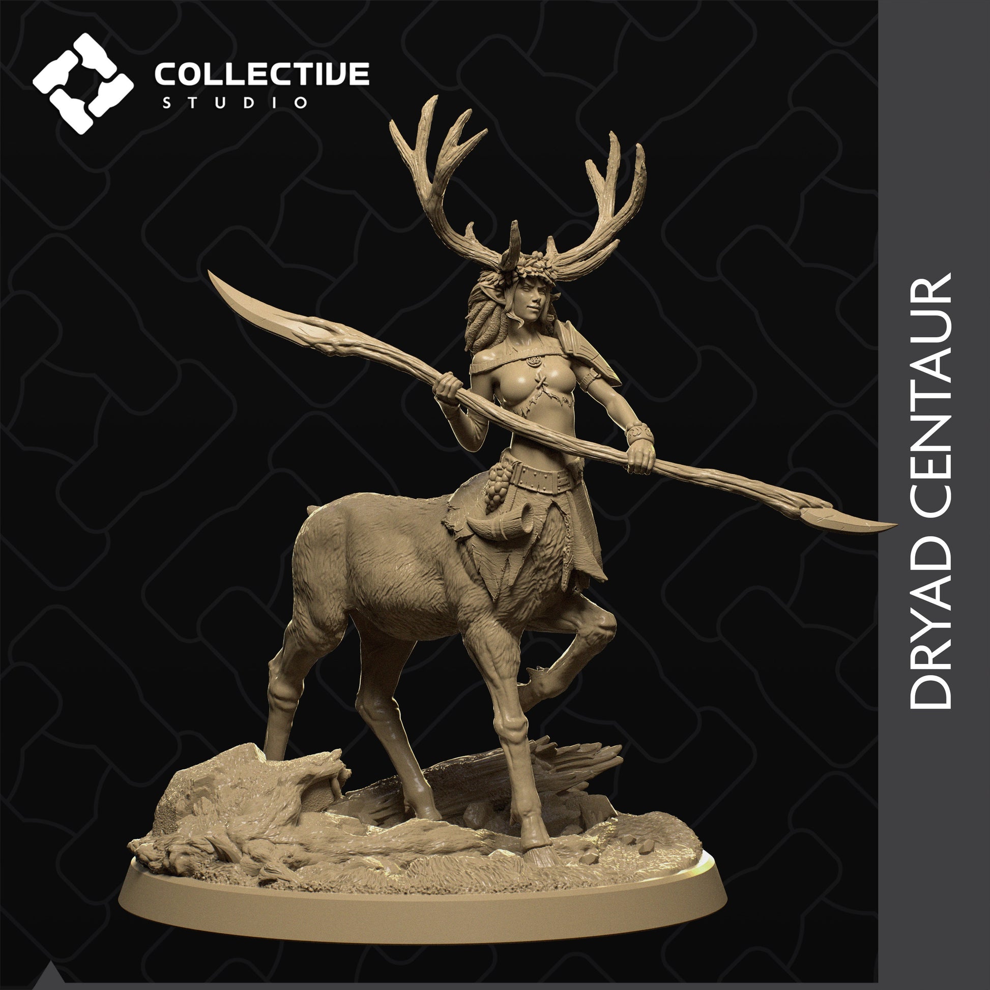 Idares, Dryad Centaur | Aussie 3D Printed Miniatures and Terrain