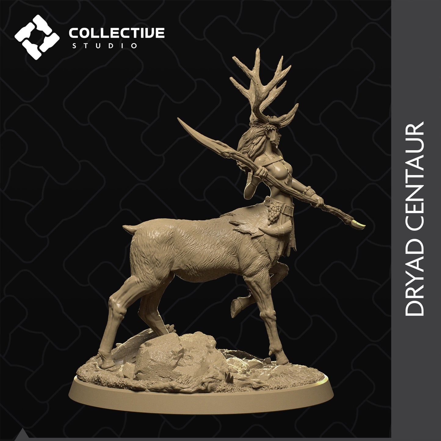 Idares, Dryad Centaur | Aussie 3D Printed Miniatures and Terrain