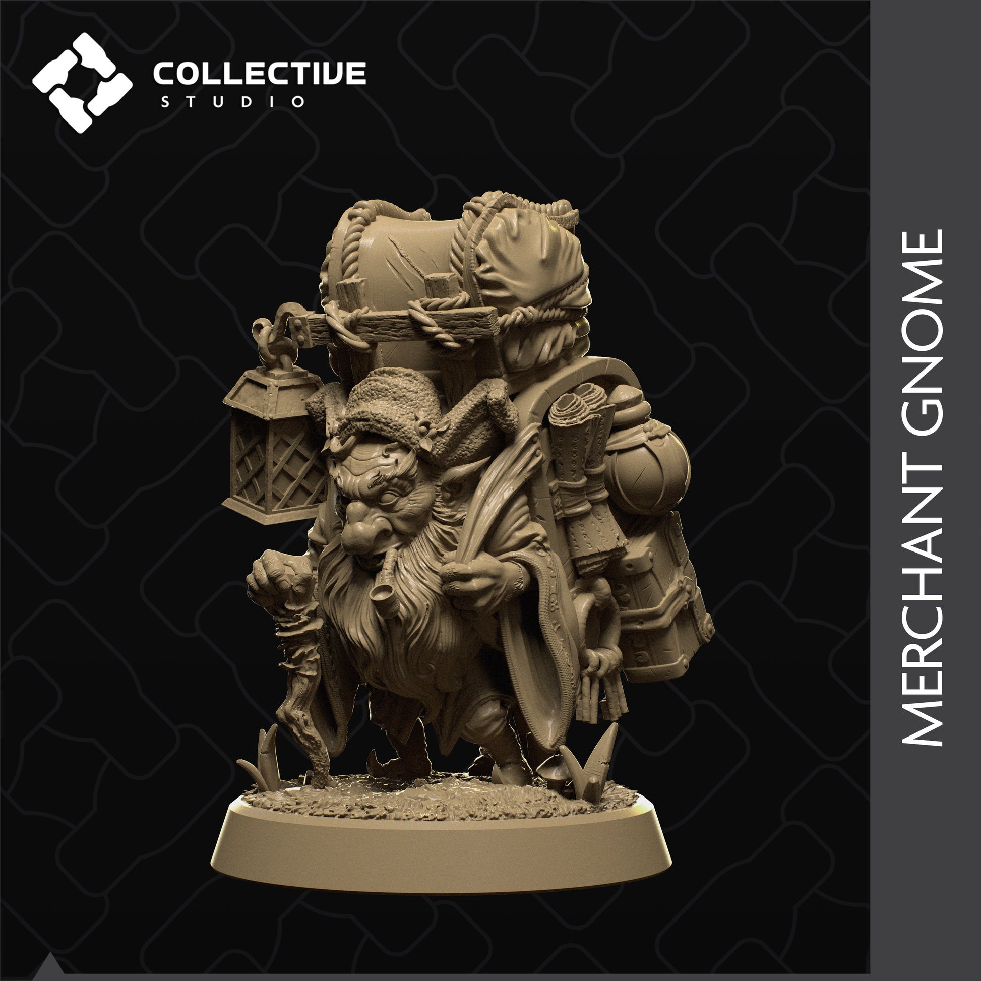 Dolber, Merchant Gnome | Aussie 3D Printed Miniatures and Terrain
