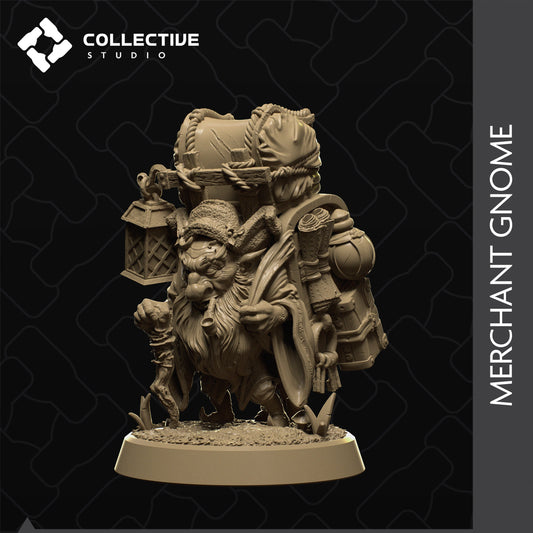 Dolber, Merchant Gnome | Aussie 3D Printed Miniatures and Terrain