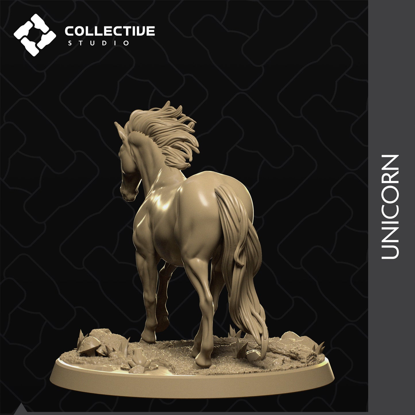Unicorn | Aussie 3D Printed Miniatures and Terrain