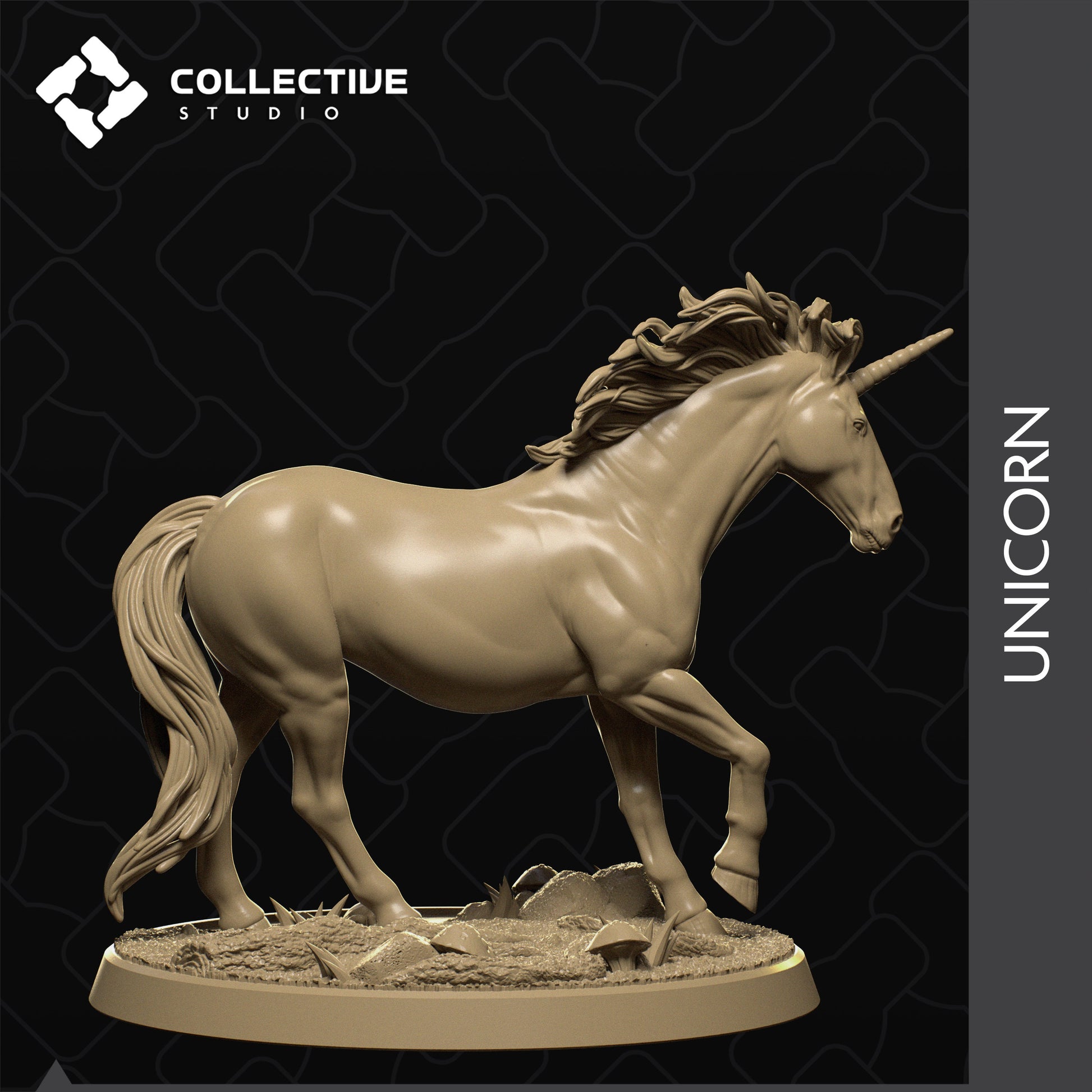 Unicorn | Aussie 3D Printed Miniatures and Terrain