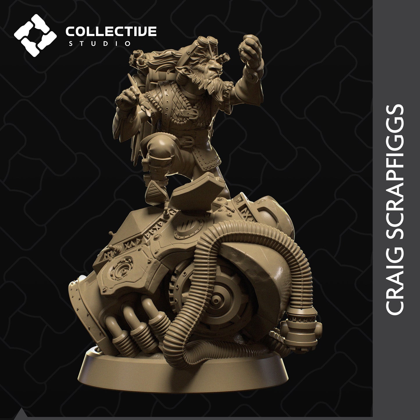 Craig, Gnome, 2 pose options | Aussie 3D Printed Miniatures and Terrain