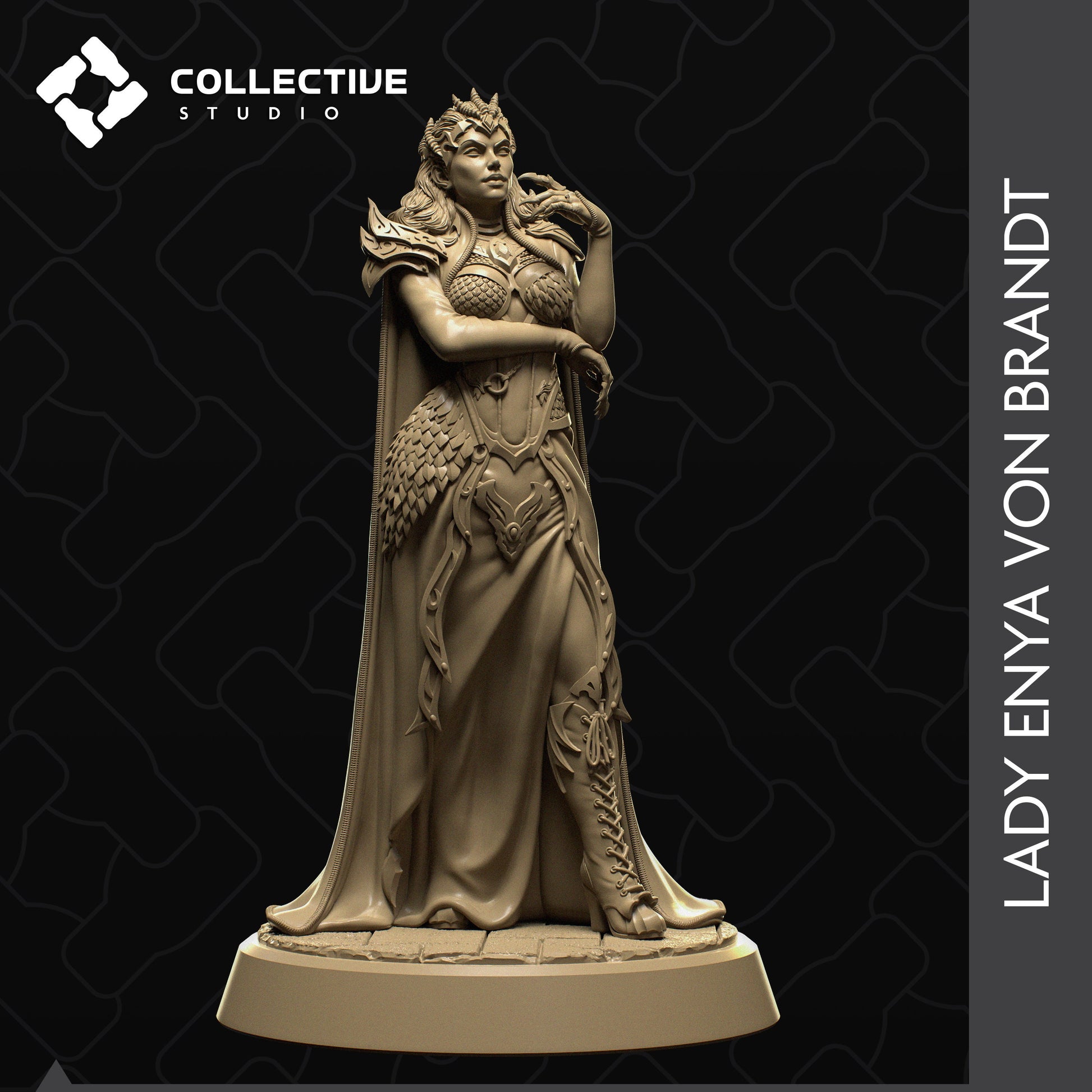 Lady Enya | Aussie 3D Printed Miniatures and Terrain