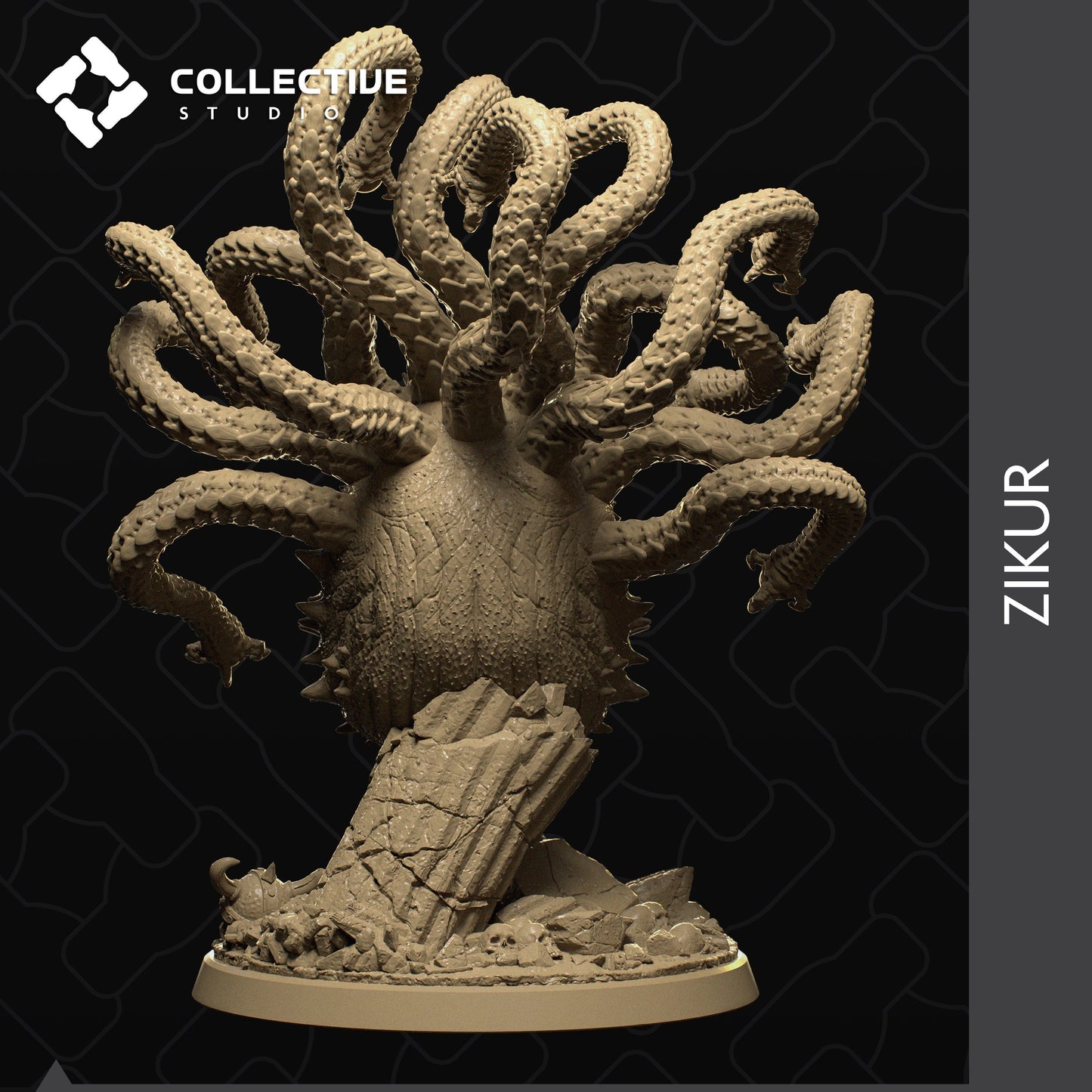 Zikur, Elder Beholder | Aussie 3D Printed Miniatures and Terrain