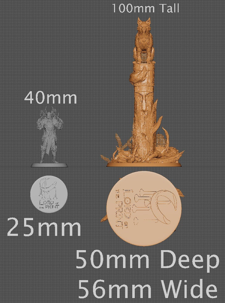 Bayun Cat | Aussie 3D Printed Miniatures and Terrain