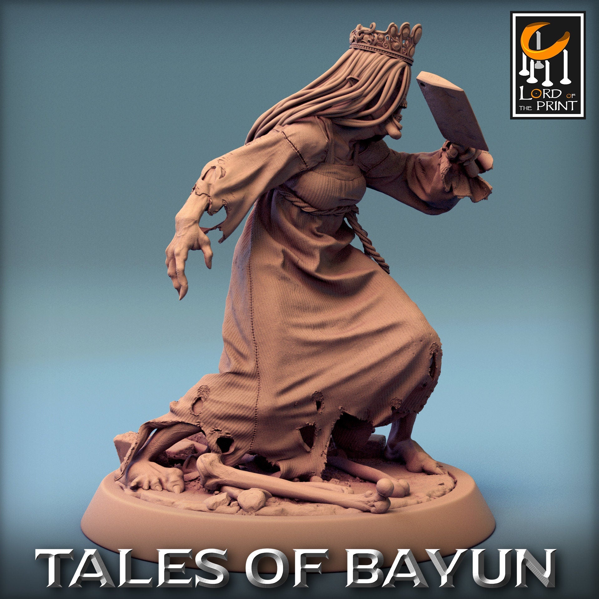 Kikimora Princess, Multiple Pose Options | Aussie 3D Printed Miniatures and Terrain