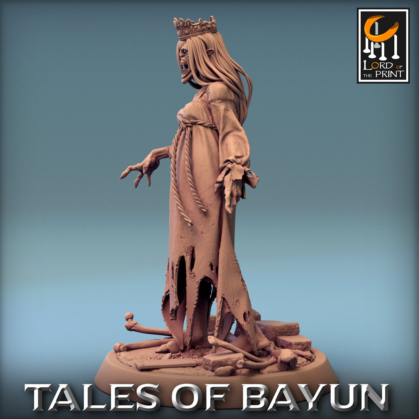 Kikimora Princess, Multiple Pose Options | Aussie 3D Printed Miniatures and Terrain